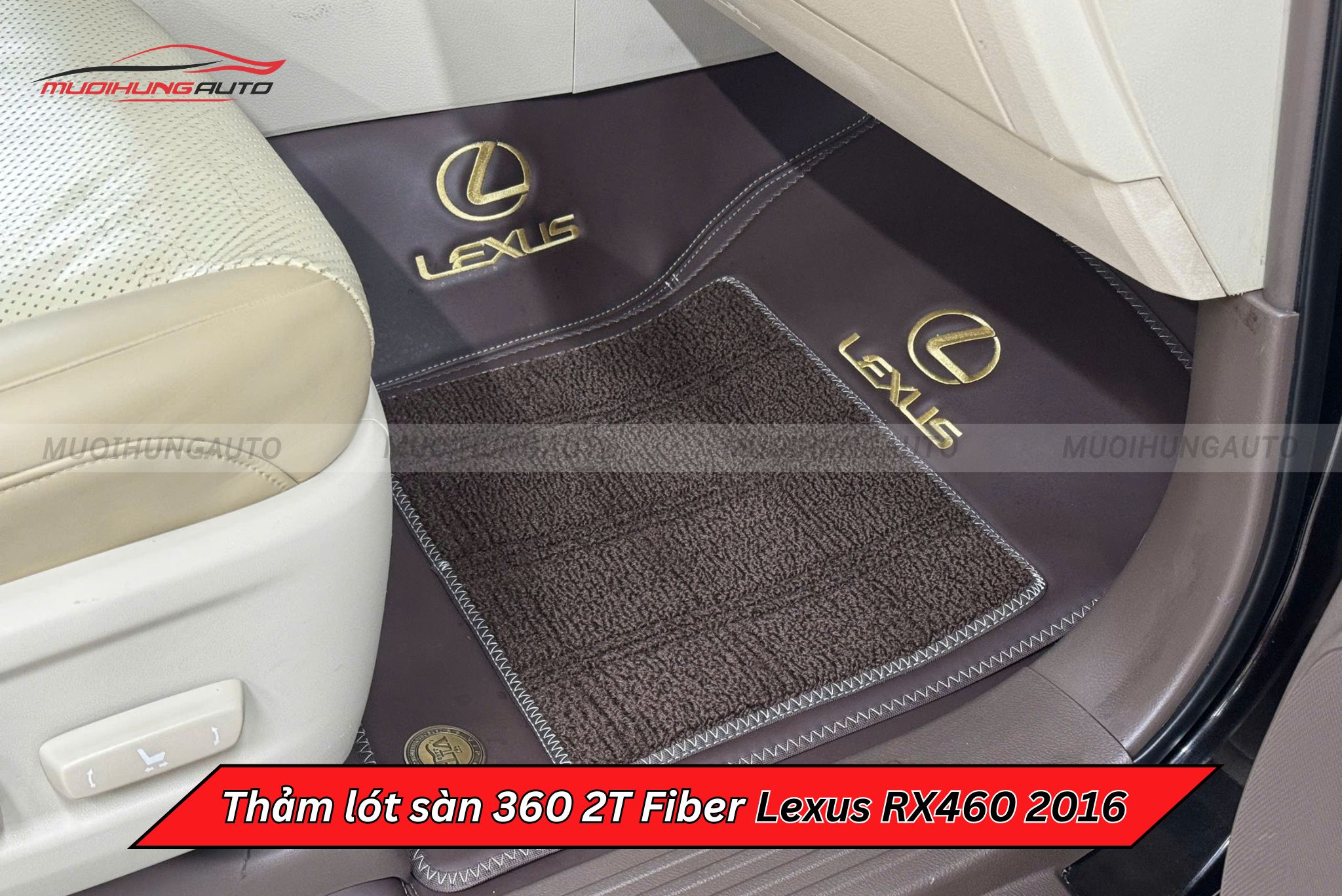 Thảm lót sàn 360 2T Fiber Lexus RX460 2016