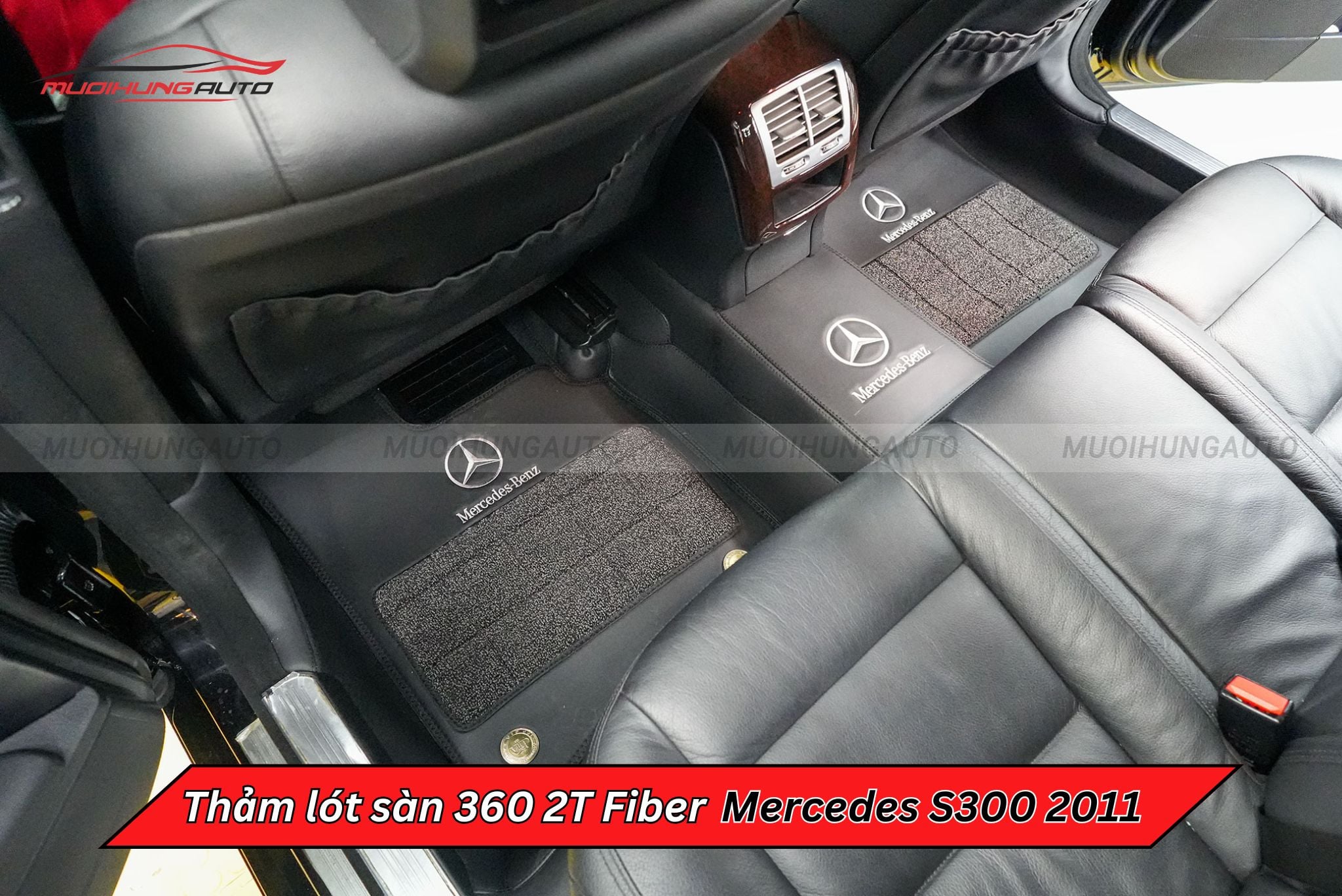 Thảm lót sàn 360 2T Fiber Mercedes S300 2011