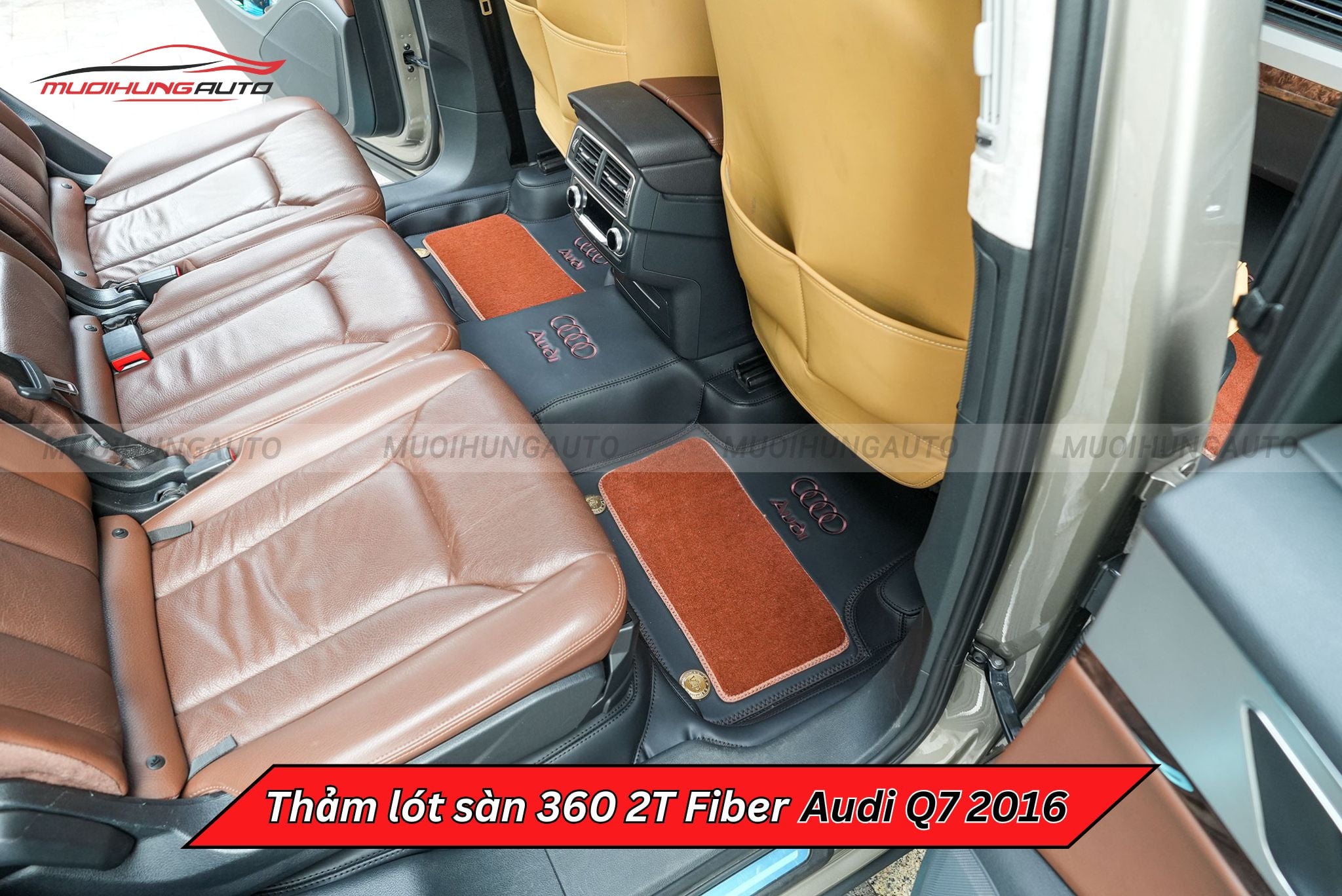 Thảm lót sàn 360 2T Fiber ô tô Audi Q7 2016