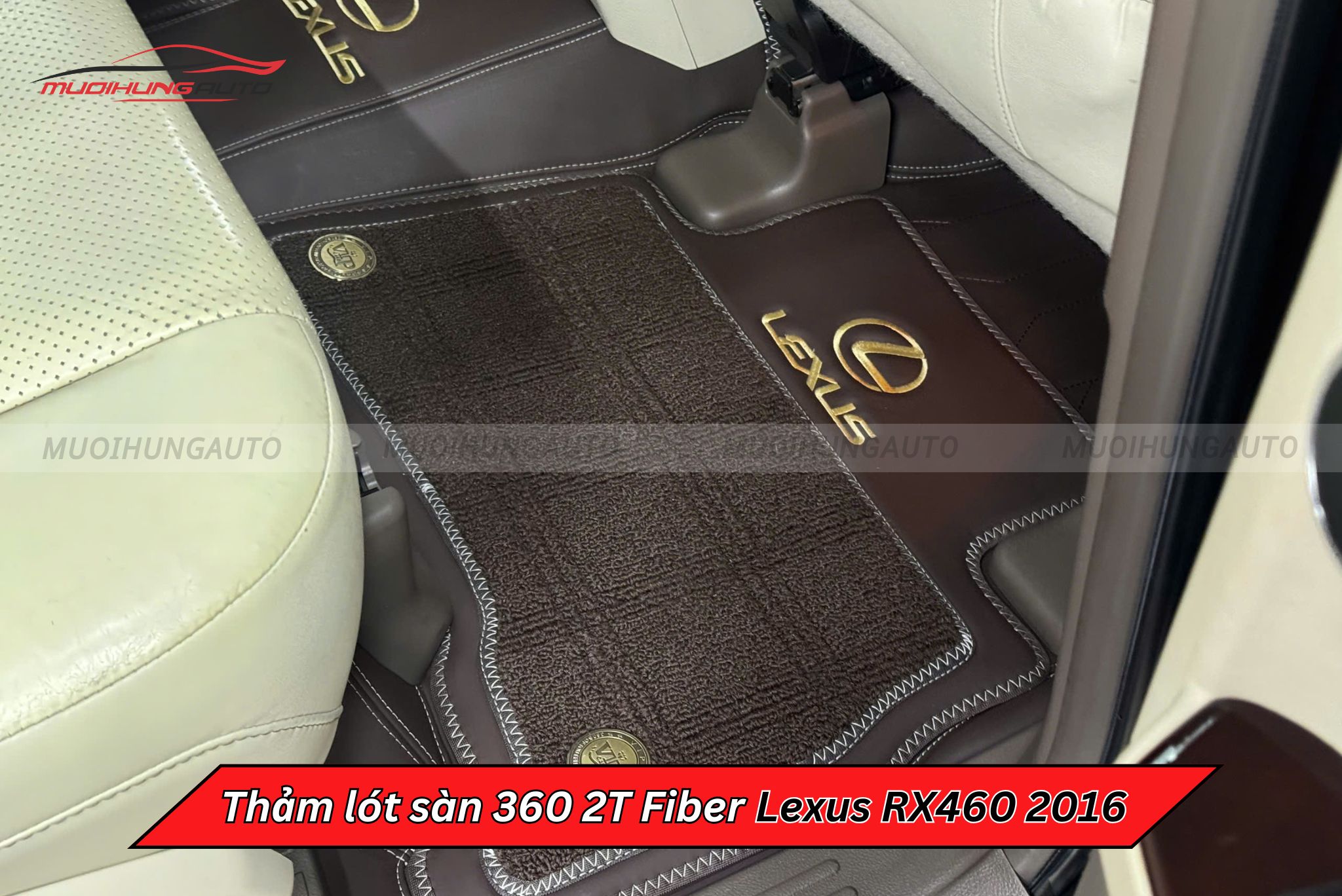 Thảm lót sàn 360 2T Fiber ô tô Lexus RX460 2016