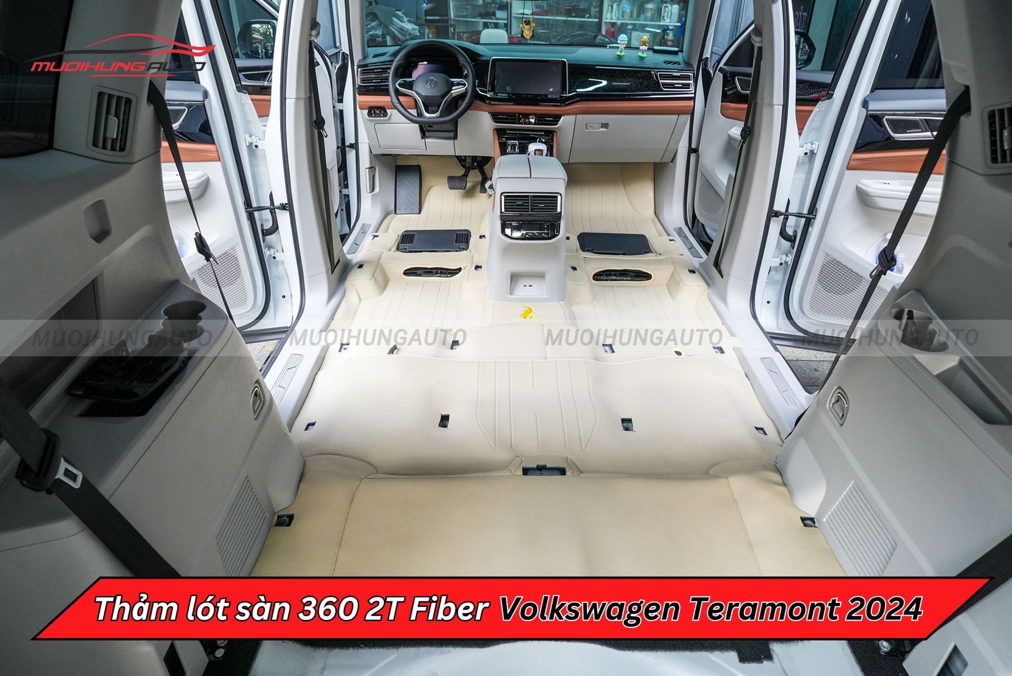 Thảm lót sàn 360 2T Fiber Volkswagen Teramont 2024