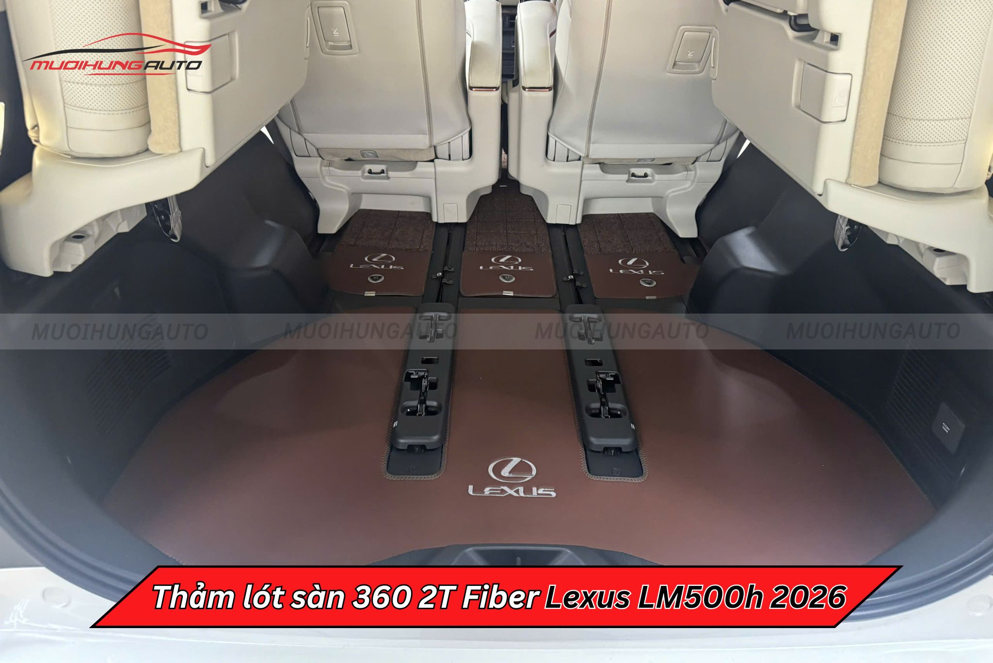 Thảm lót sàn 360 2T Fiber xe Lexus LM500h 2026