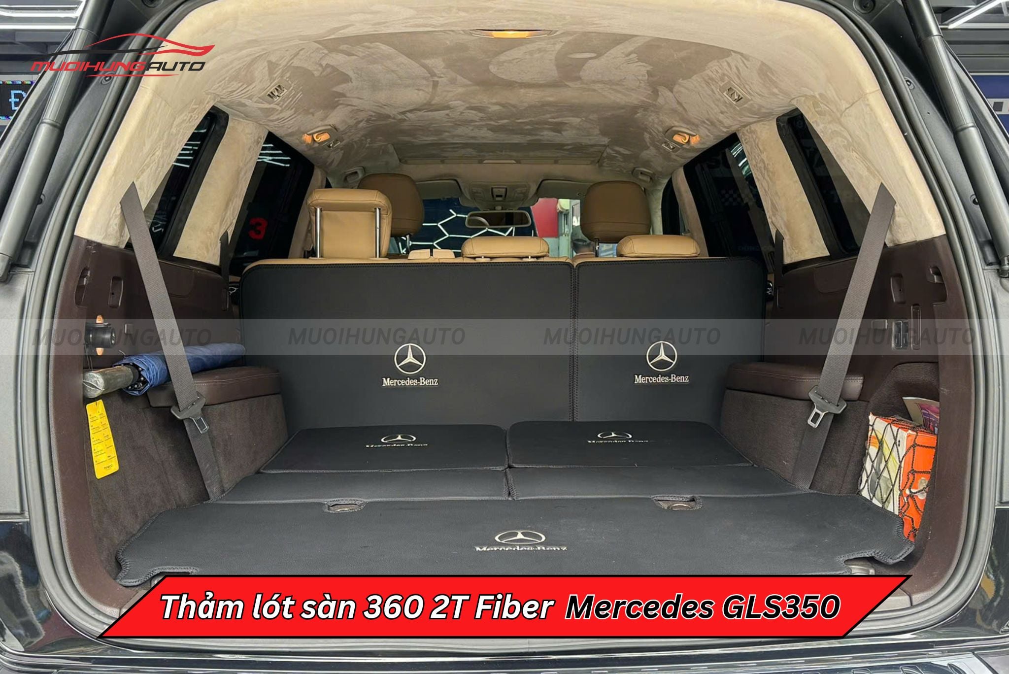 Thảm lót sàn 360 2T Fiber xe Mercedes GLS350