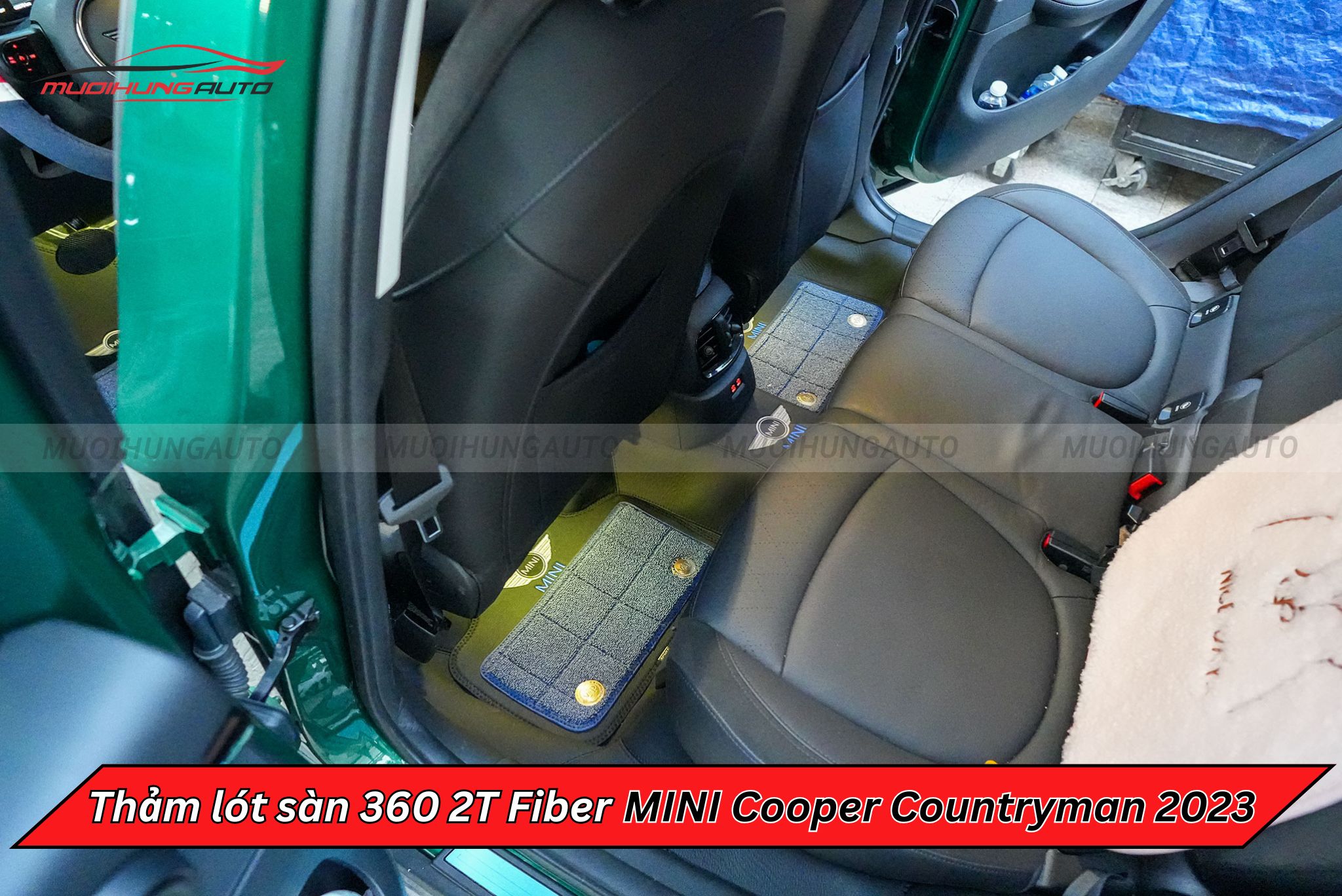 Thảm lót sàn 360 2T Fiber xe MINI Cooper Countryman 2023