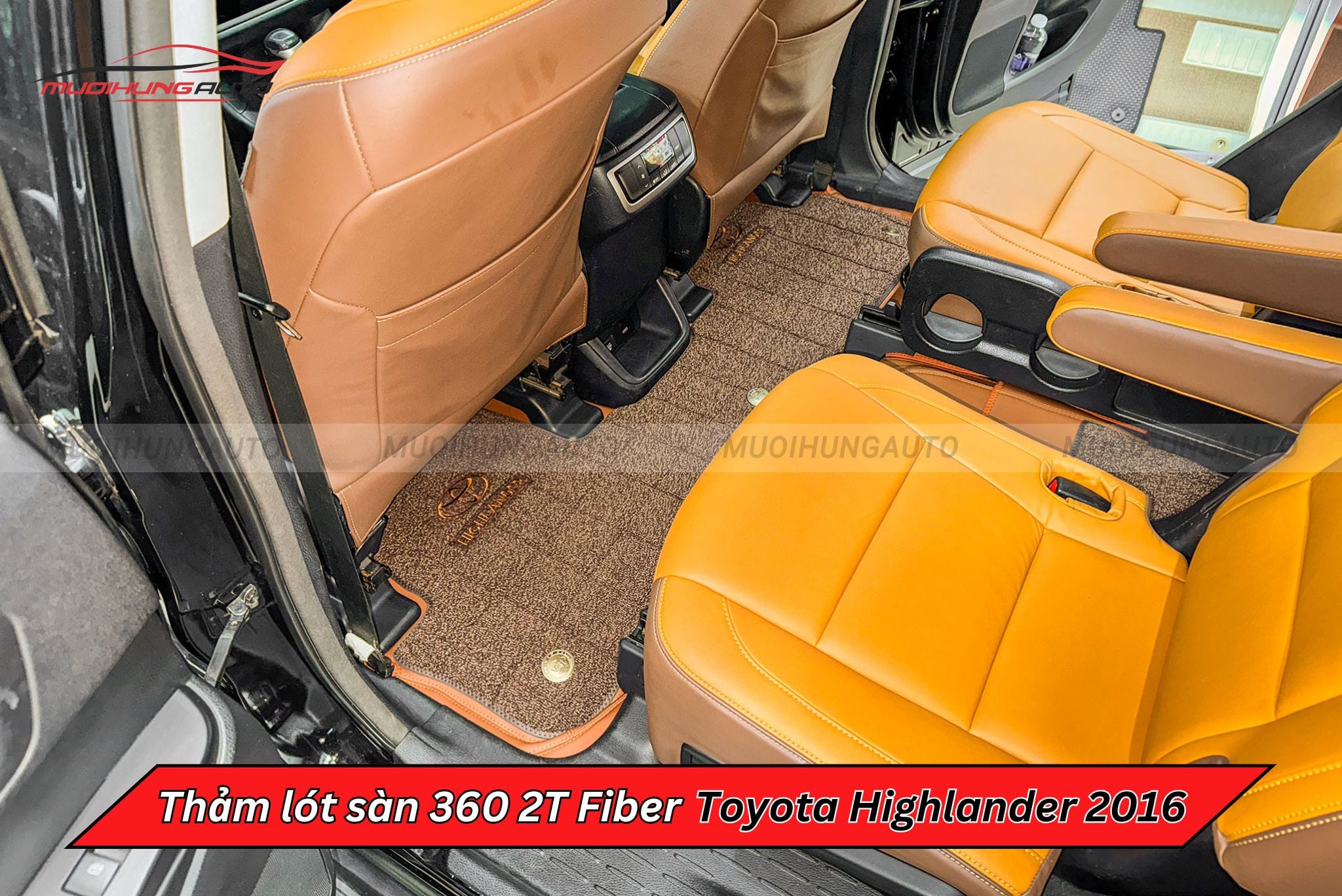 Thảm lót sàn 360 2T Fiber xe Toyota Highlander 2016