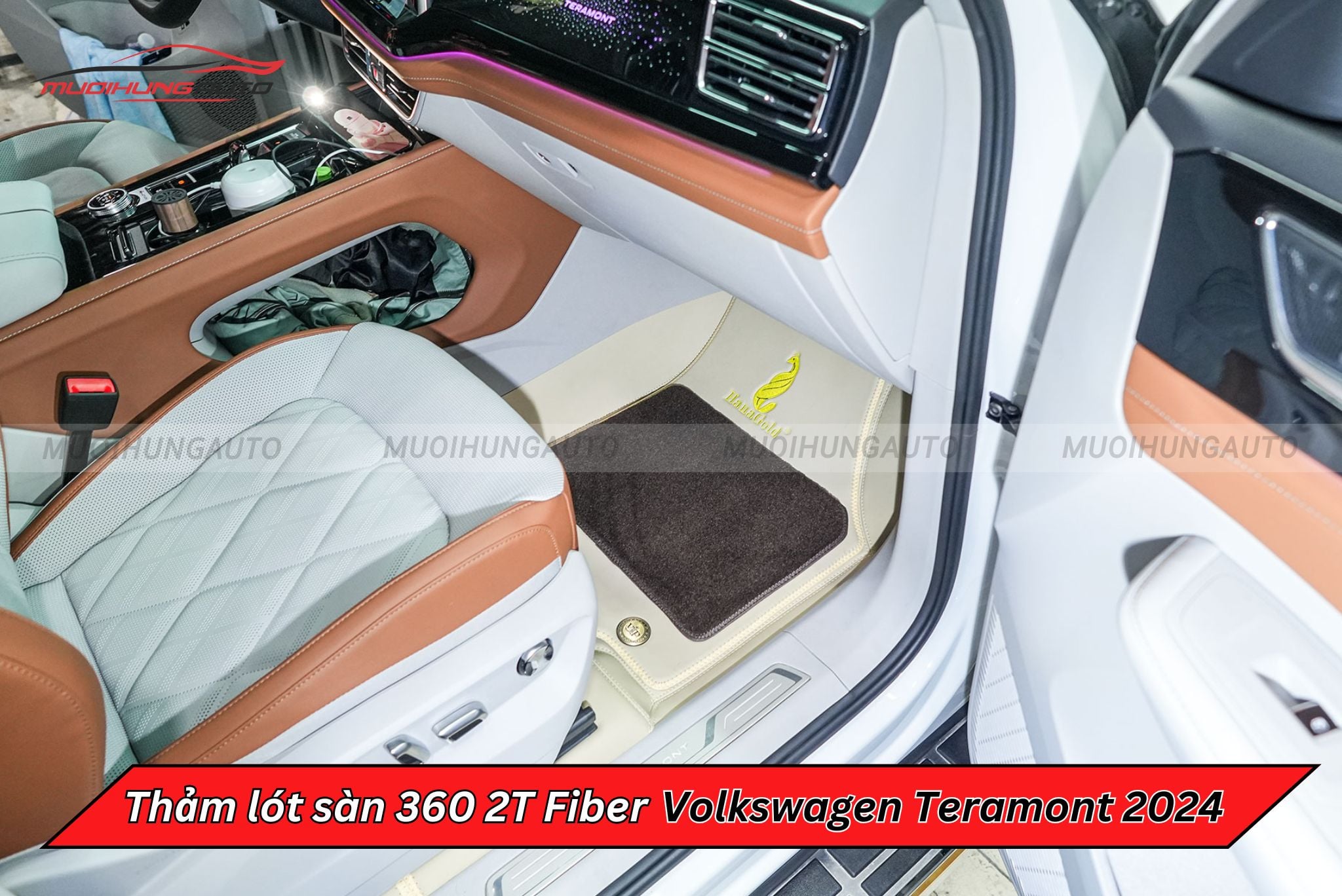 Thảm lót sàn 360 2T Fiber xe Volkswagen Teramont 2024
