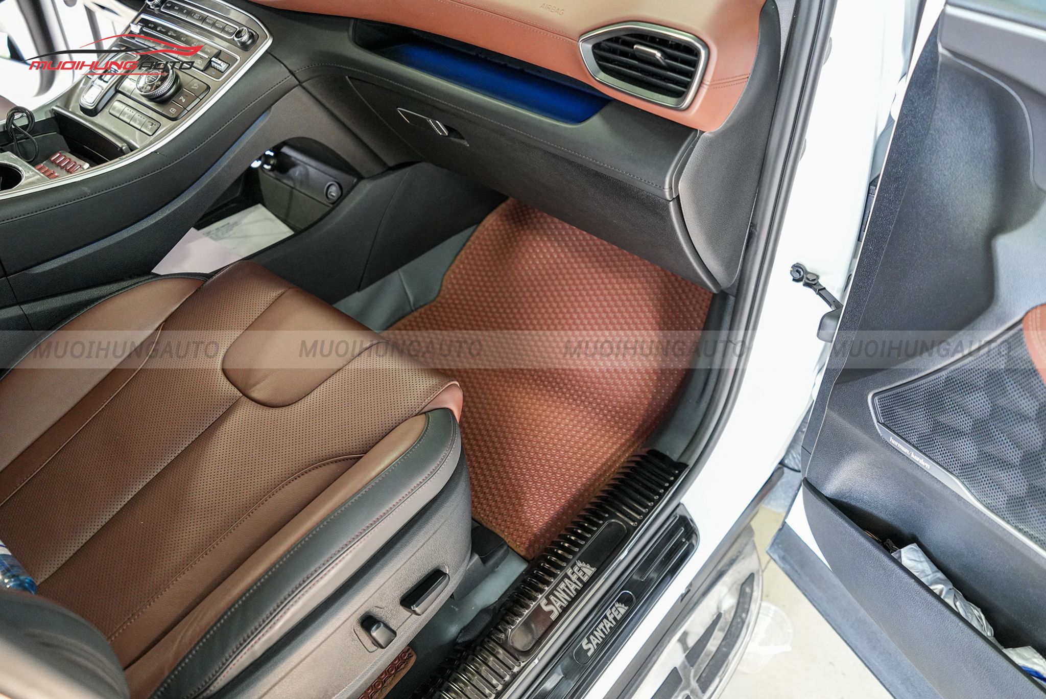 Thảm lót sàn Kata cho ô tô Hyundai Santafe 2019