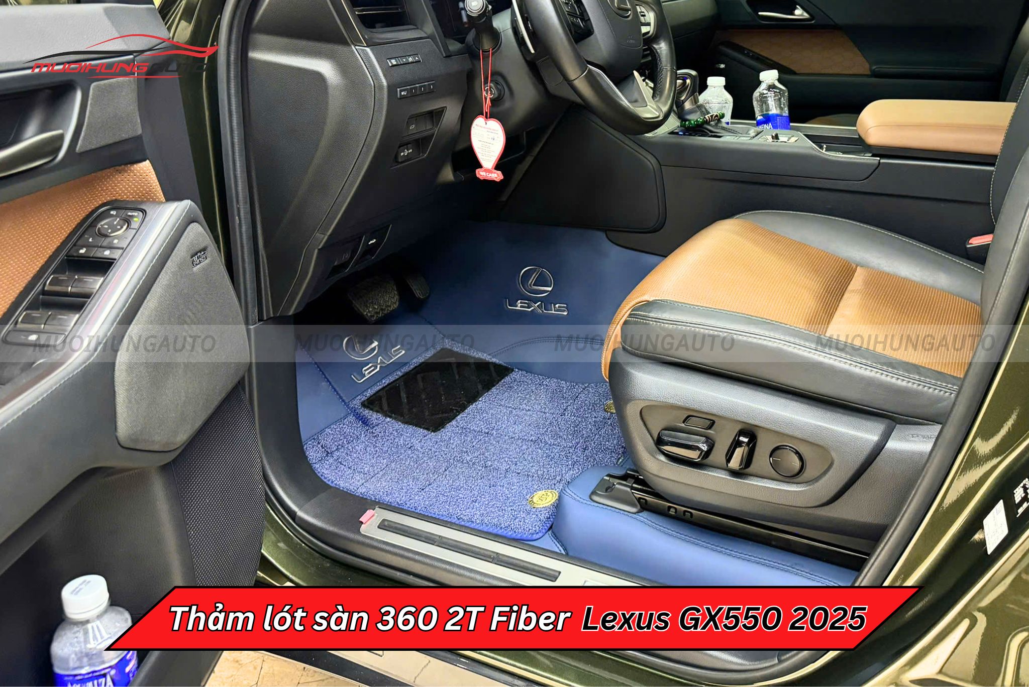 Thảm lót sàn ô tô 360 2T Fiber Lexus GX550 2025