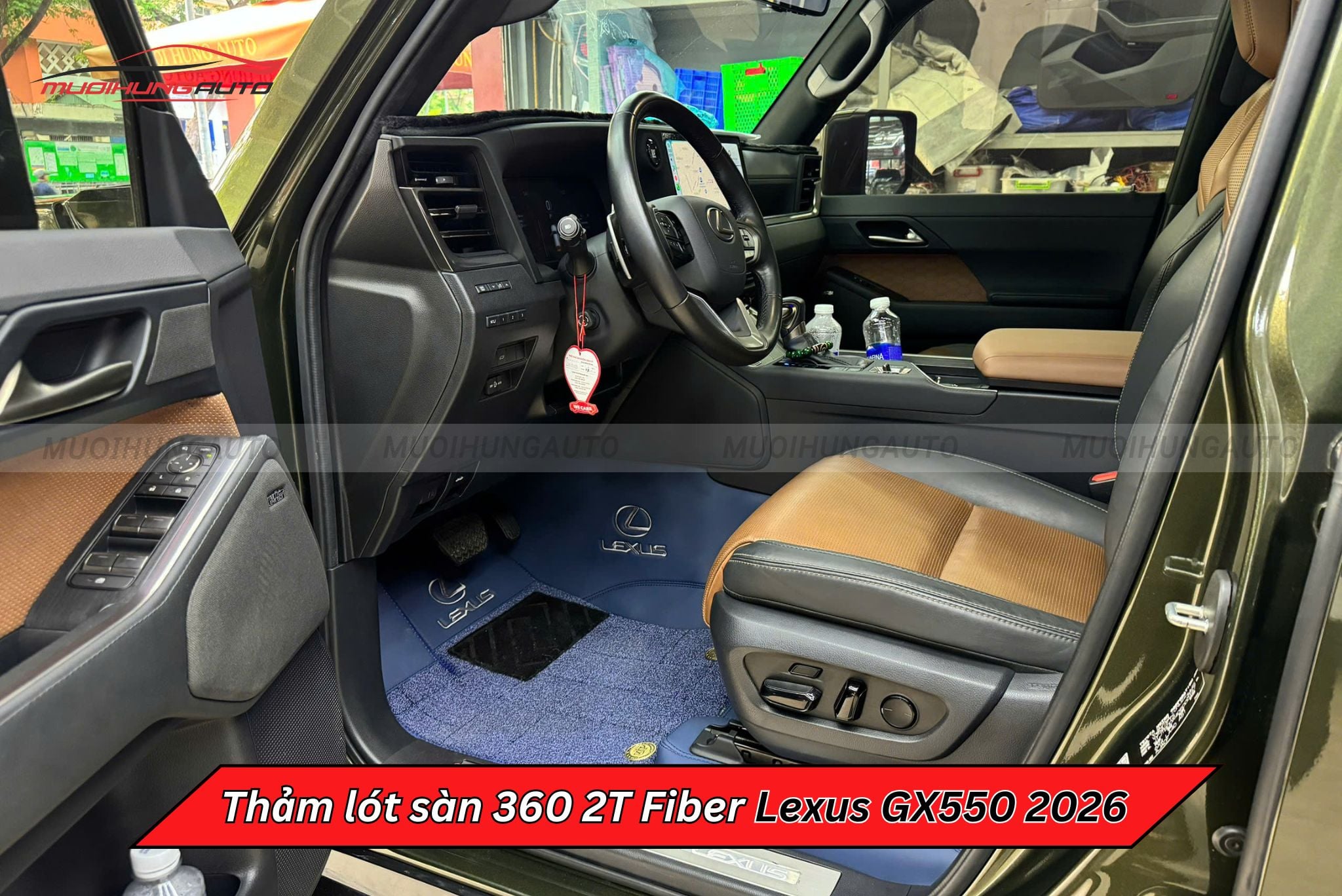 Thảm lót sàn ô tô 360 2T Fiber Lexus GX550 2026