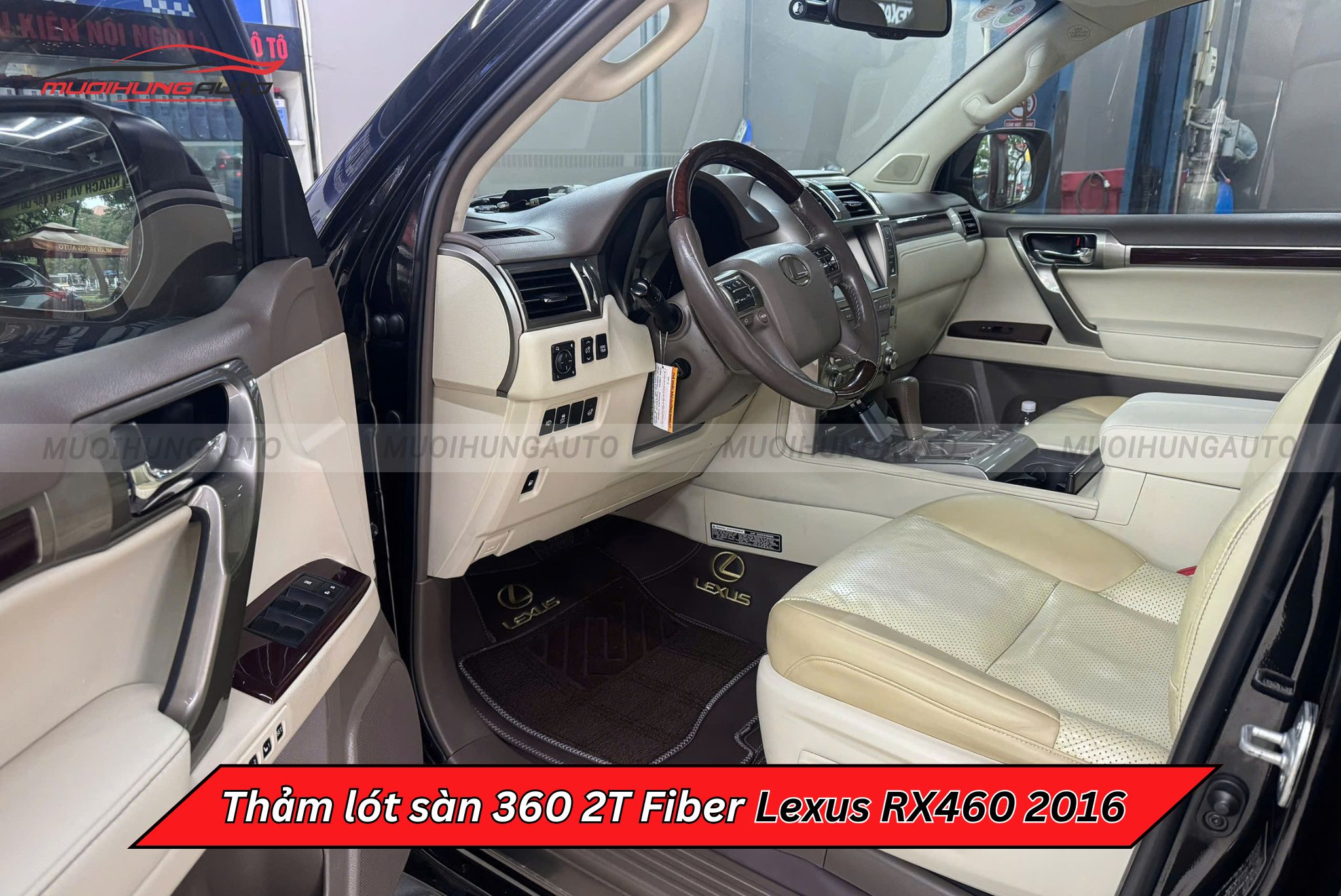 Thảm lót sàn ô tô 360 2T Fiber Lexus RX460 2016