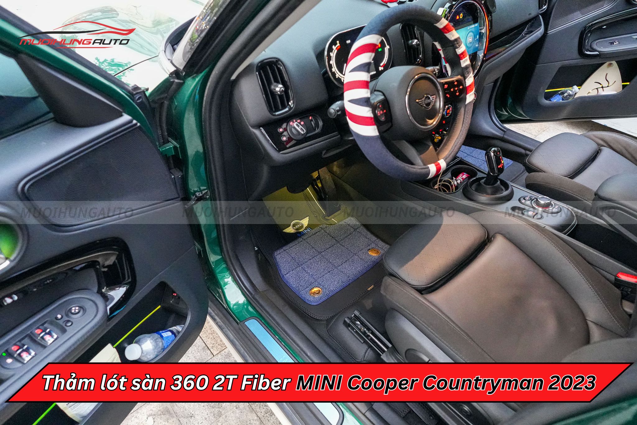 Thảm lót sàn ô tô 360 2T Fiber MINI Cooper Countryman 2023
