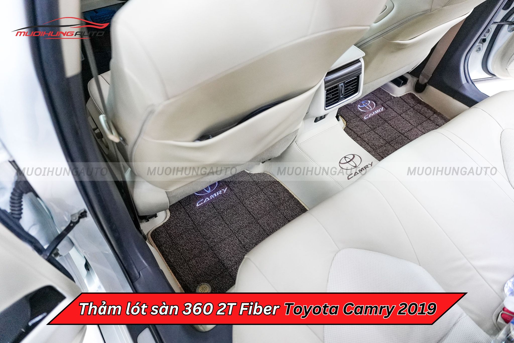 Thảm sàn 360 2T Fiber xe Toyota Camry 2019
