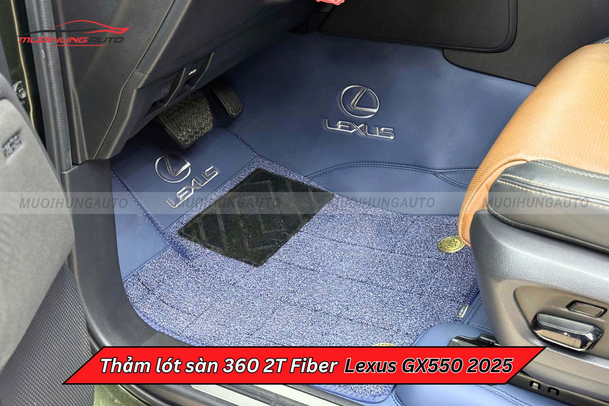 Thảm sàn ô tô 360 2T Fiber Lexus GX550 2025