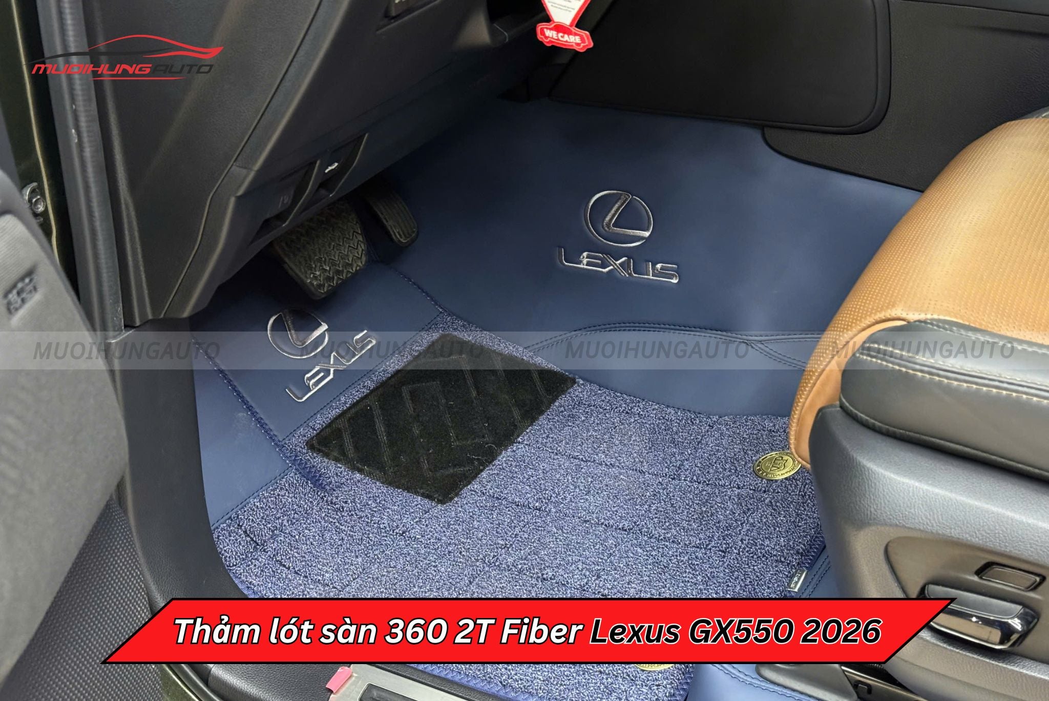 Thảm sàn ô tô 360 2T Fiber Lexus GX550 2026