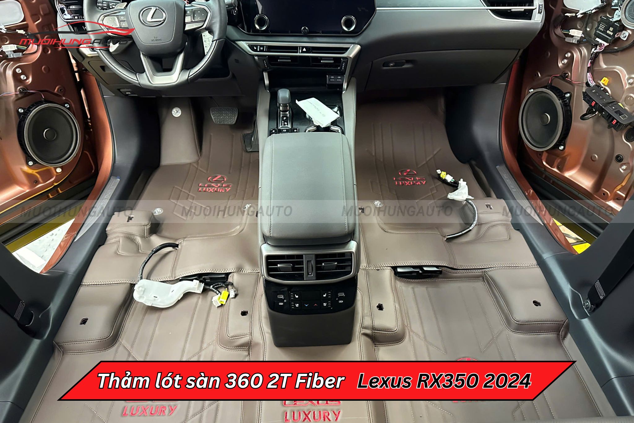 Thảm sàn ô tô 360 2T Fiber Lexus RX350 2024