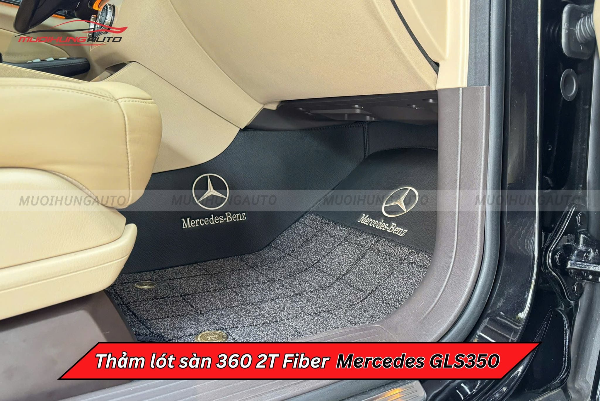 Thảm sàn ô tô 360 2T Fiber Mercedes GLS350