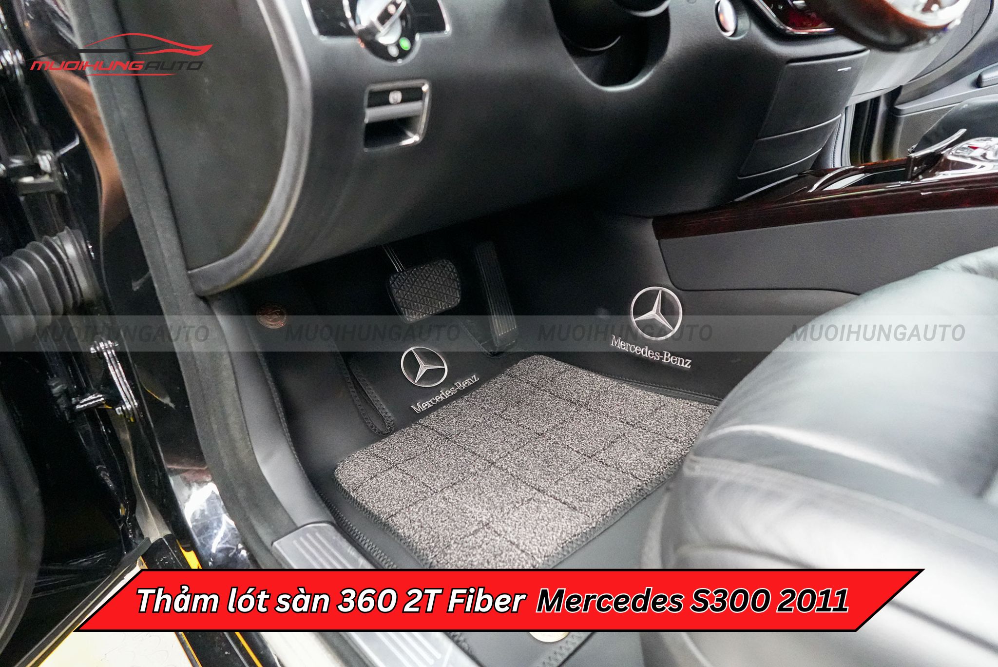 Thảm sàn ô tô 360 2T Fiber Mercedes S300 2011