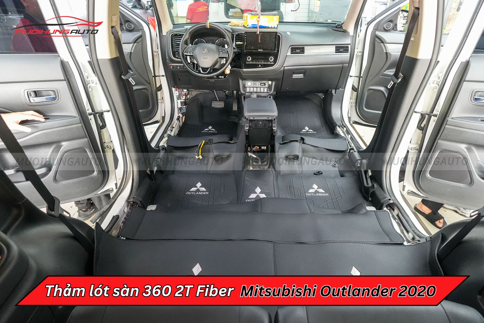 Thảm sàn ô tô 360 2T Fiber Mitsubishi Outlander 2020