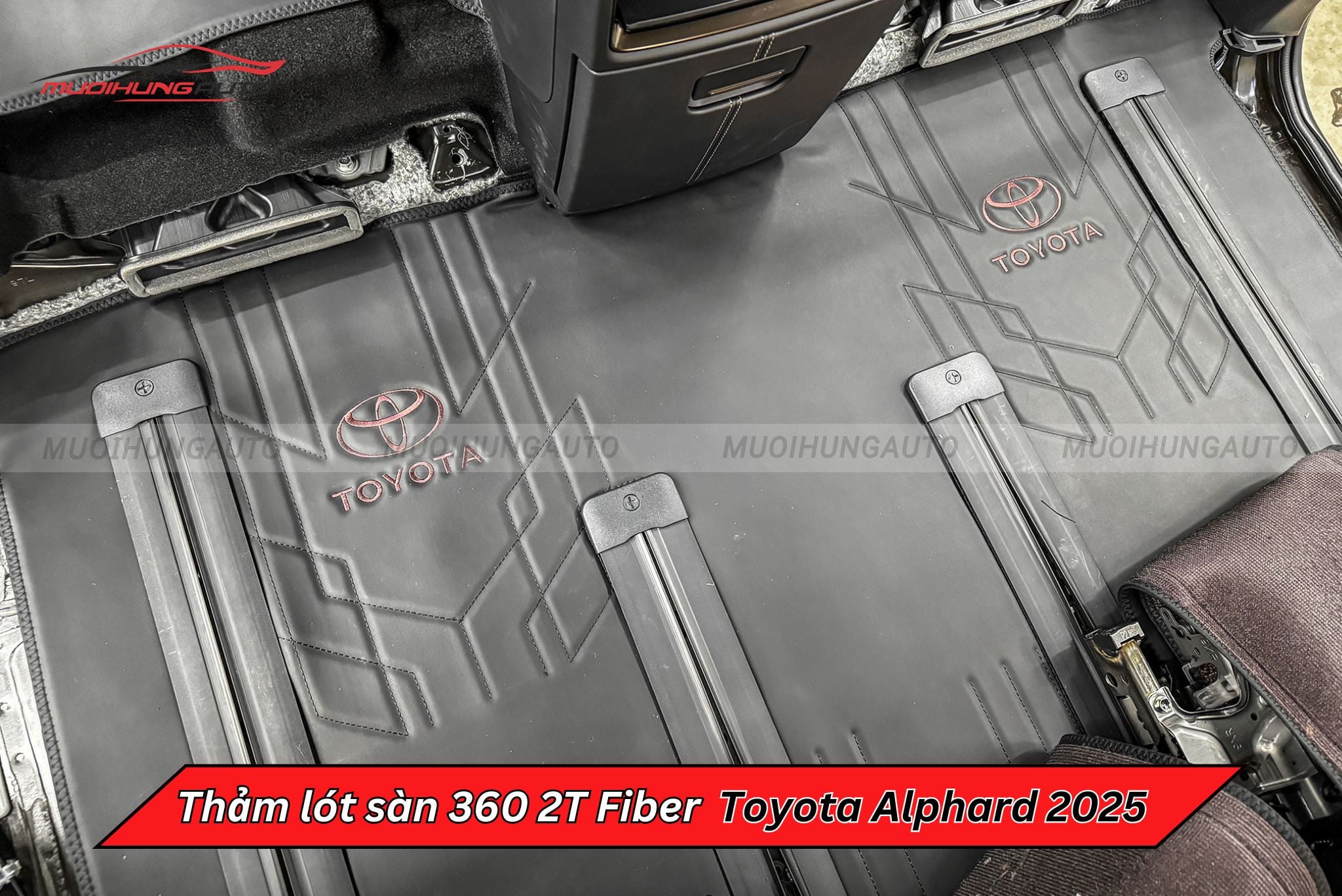 Thảm sàn ô tô 360 2T Fiber Toyota Alphard 2025