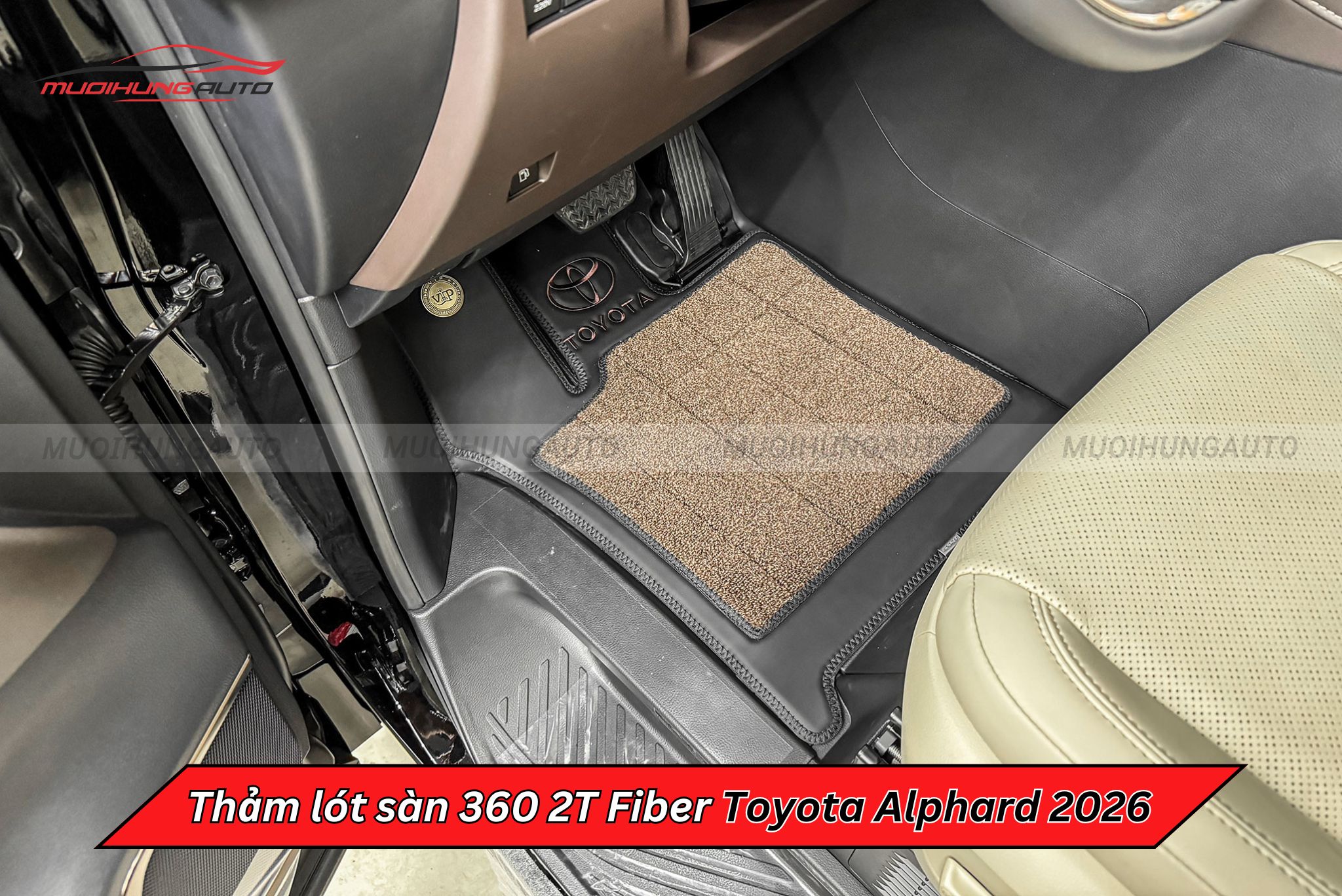 Thảm sàn ô tô 360 2T Fiber Toyota Alphard 2026