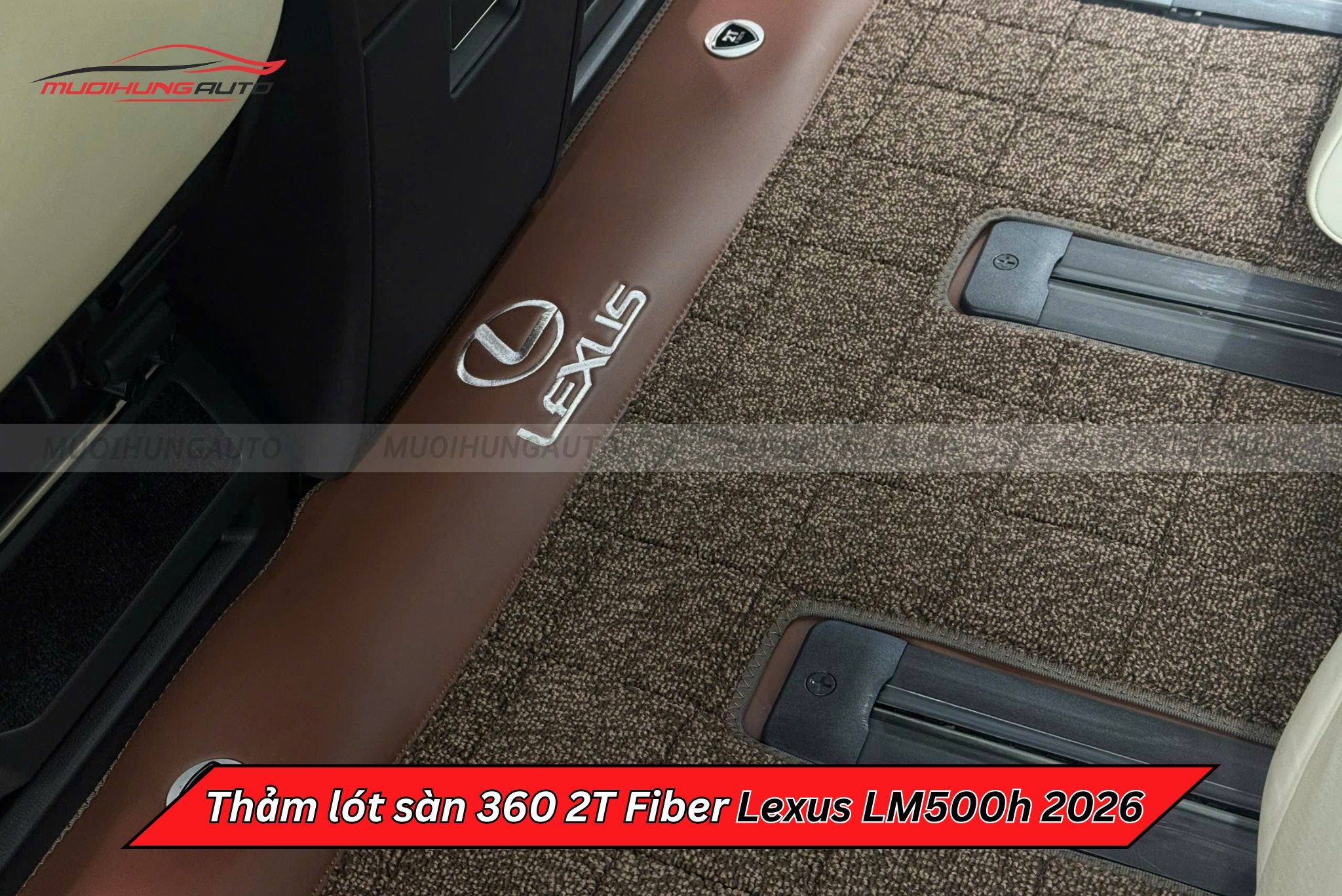 Thảm sàn ô tô cao cấp 360 2T Fiber Lexus LM500h 2026