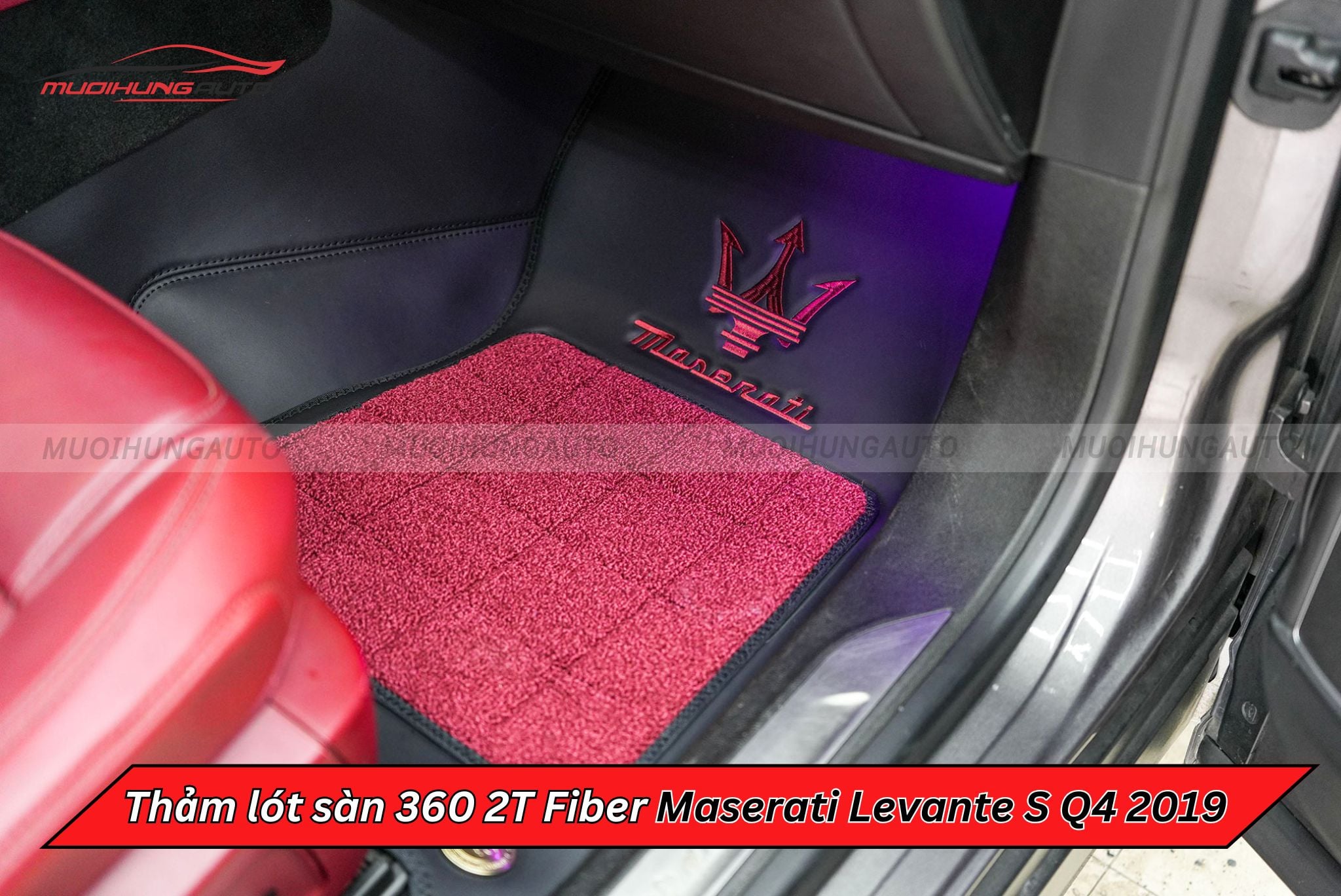Thảm sàn ô tô cao cấp 360 2T Fiber Maserati Levante S Q4 2019
