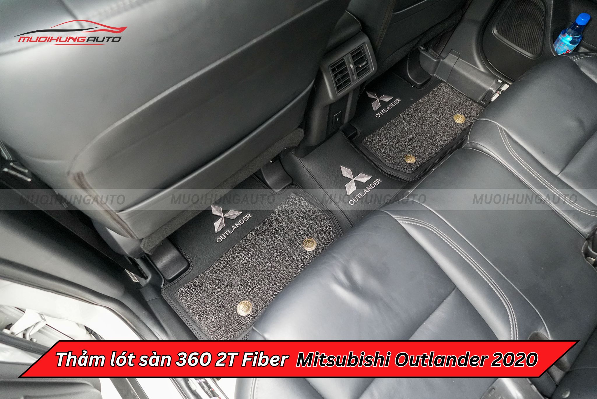 Thảm sàn ô tô cao cấp 360 2T Fiber Mitsubishi Outlander 2020