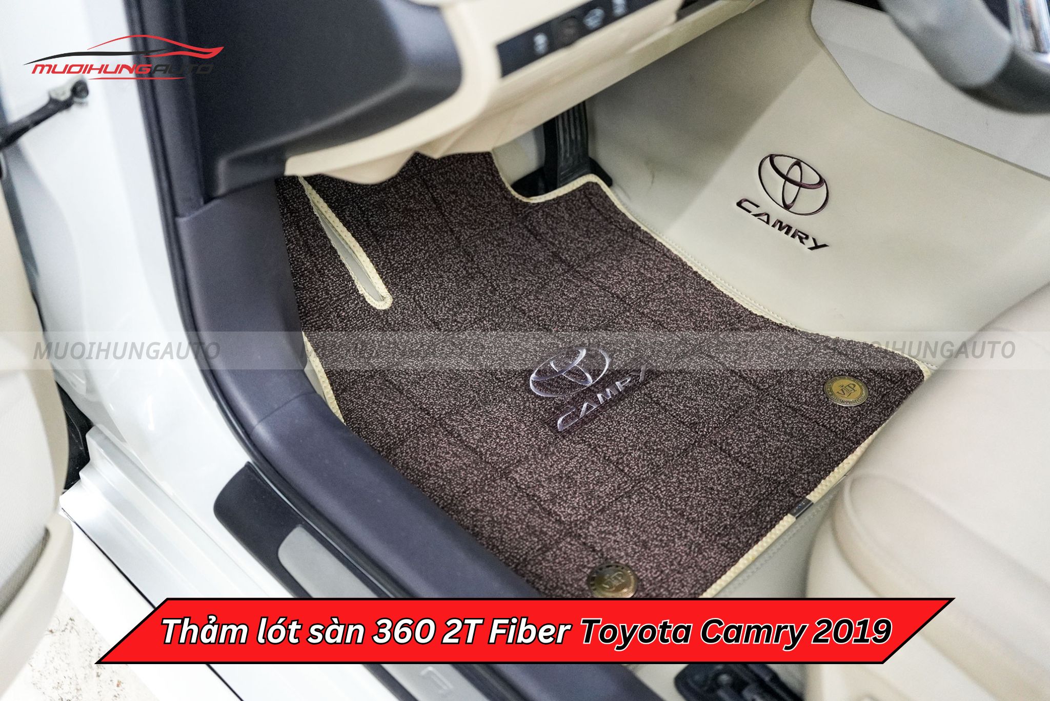 Thảm sàn ô tô cao cấp 360 2T Fiber Toyota Camry 2019
