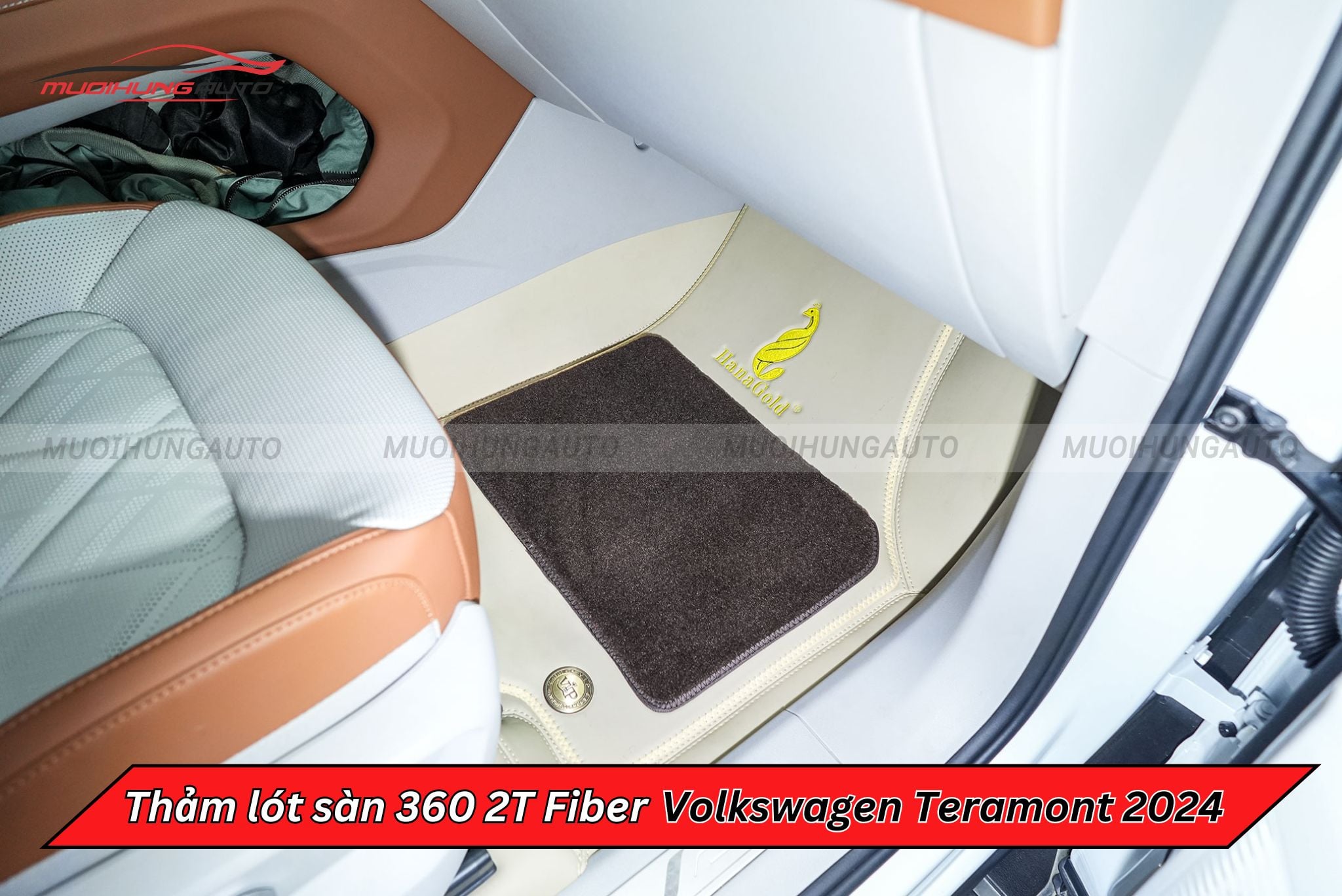 Thảm sàn ô tô cao cấp 360 2T Fiber Volkswagen Teramont 2024