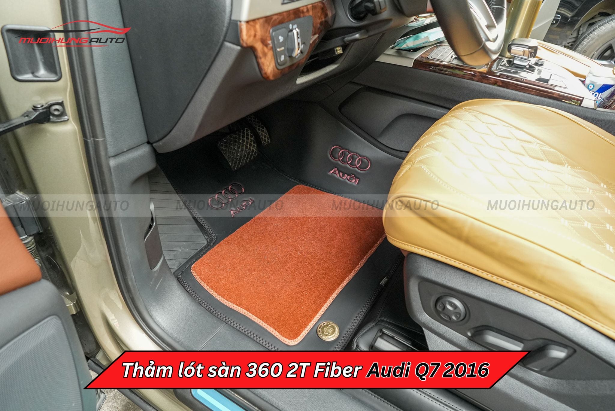Thảm trải sàn ô tô 360 2T Fiber Audi Q7 2016