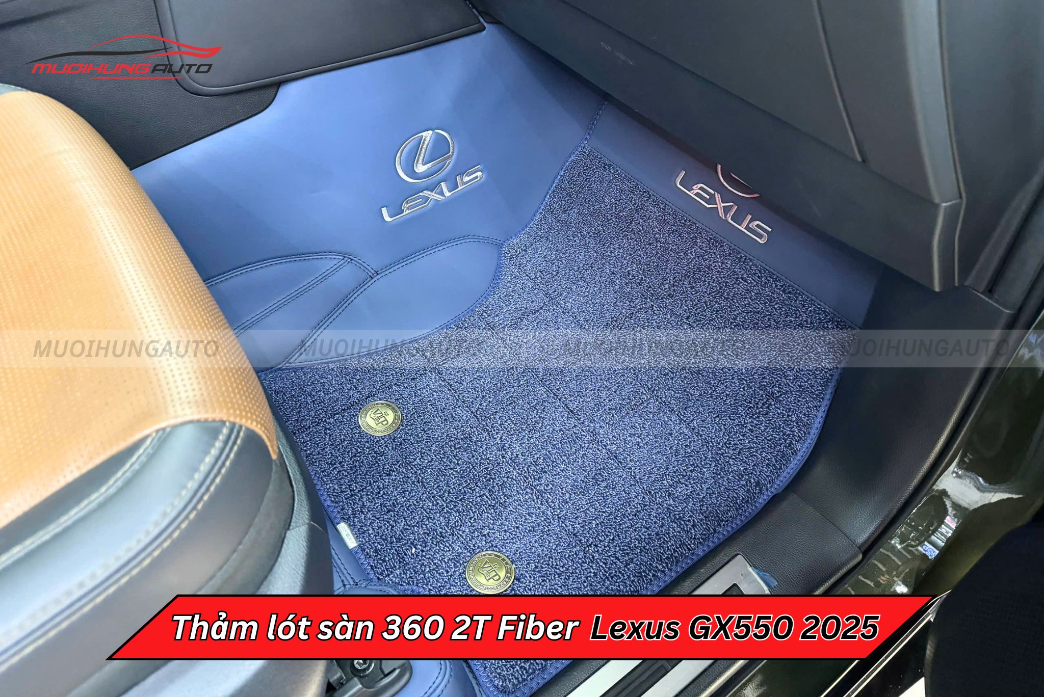 Thảm trải sàn ô tô 360 2T Fiber Lexus GX550 2025