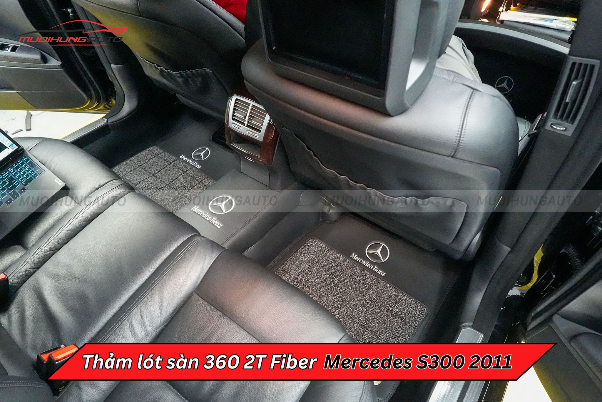 Thảm trải sàn ô tô 360 2T Fiber Mercedes S300 2011