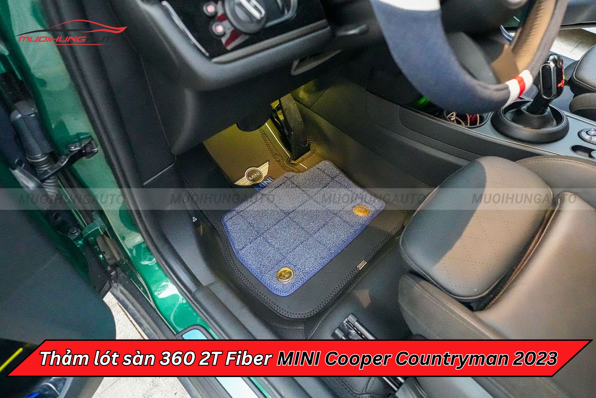 Thảm trải sàn ô tô 360 2T Fiber MINI Cooper Countryman 2023
