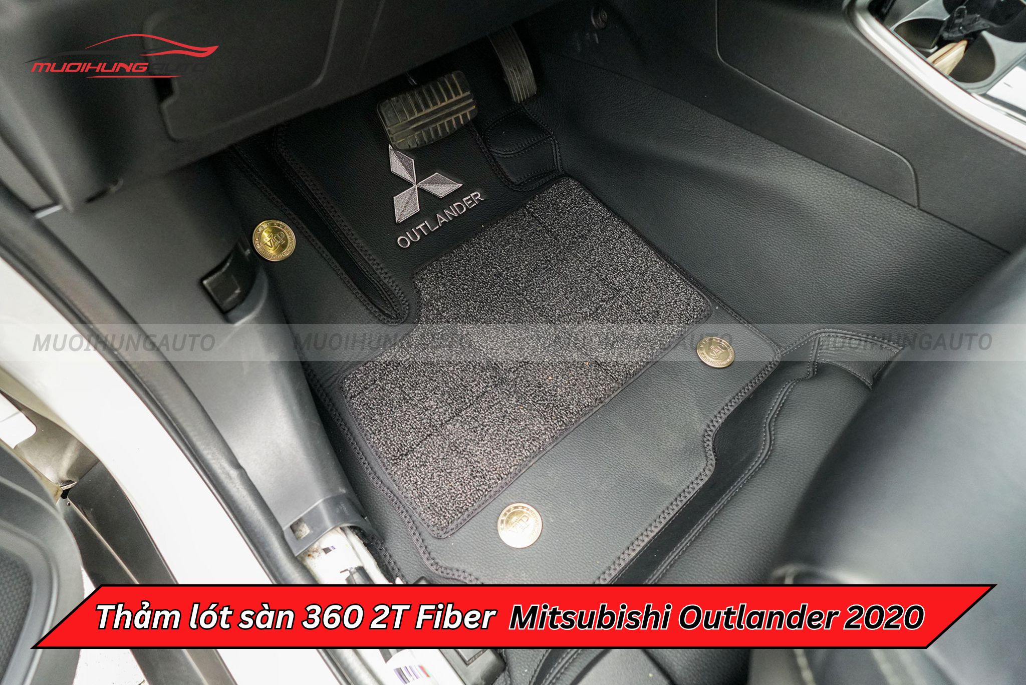 Thảm trải sàn ô tô 360 2T Fiber Mitsubishi Outlander 2020