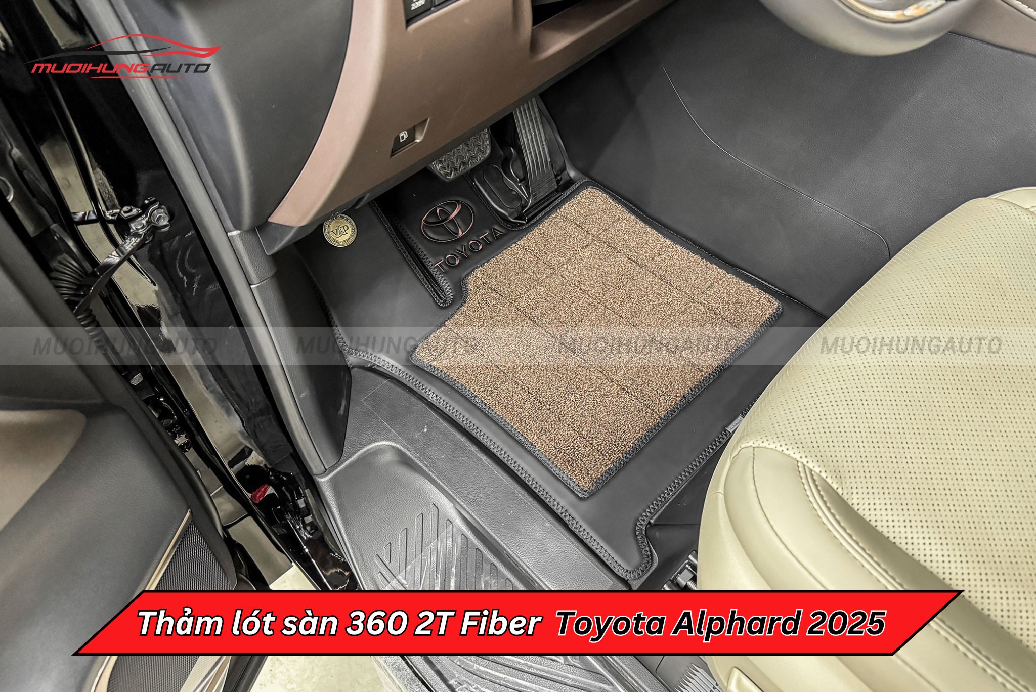 Thảm trải sàn ô tô 360 2T Fiber Toyota Alphard 2025