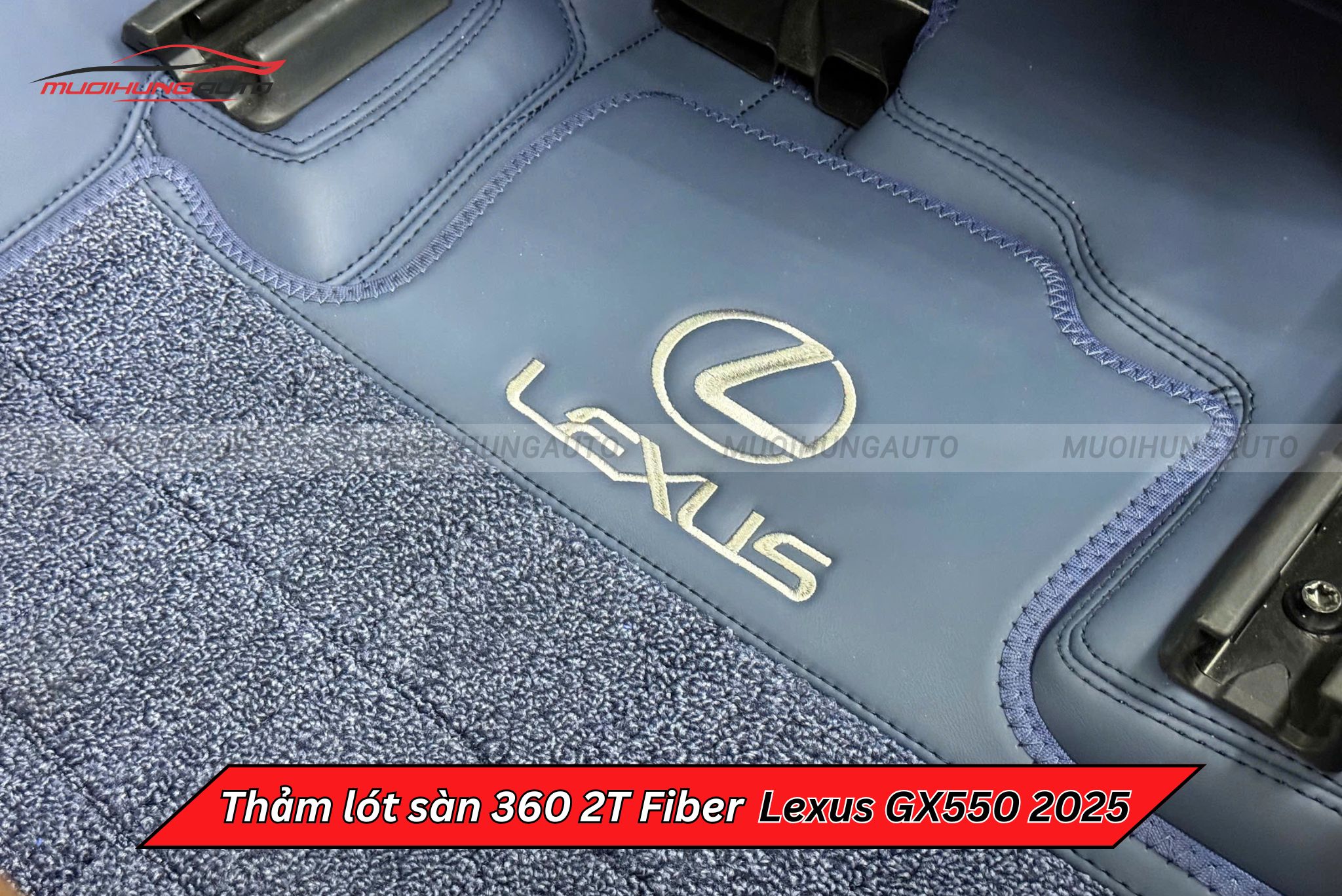 Thảm trải sàn ô tô cao cấp 360 2T Fiber Lexus GX550 2025