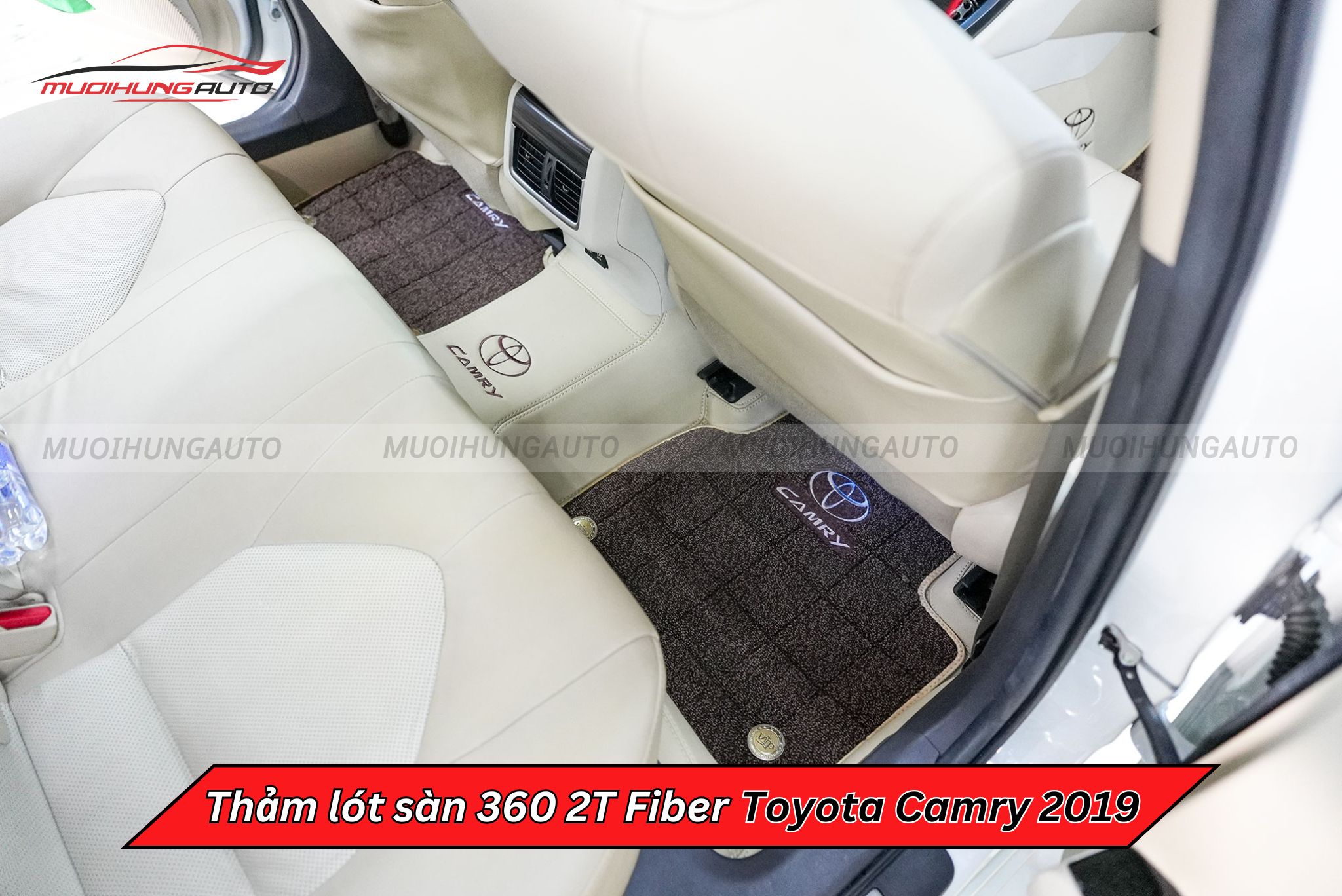 Thảm trải sàn ô tô cao cấp 360 2T Fiber Toyota Camry 2019