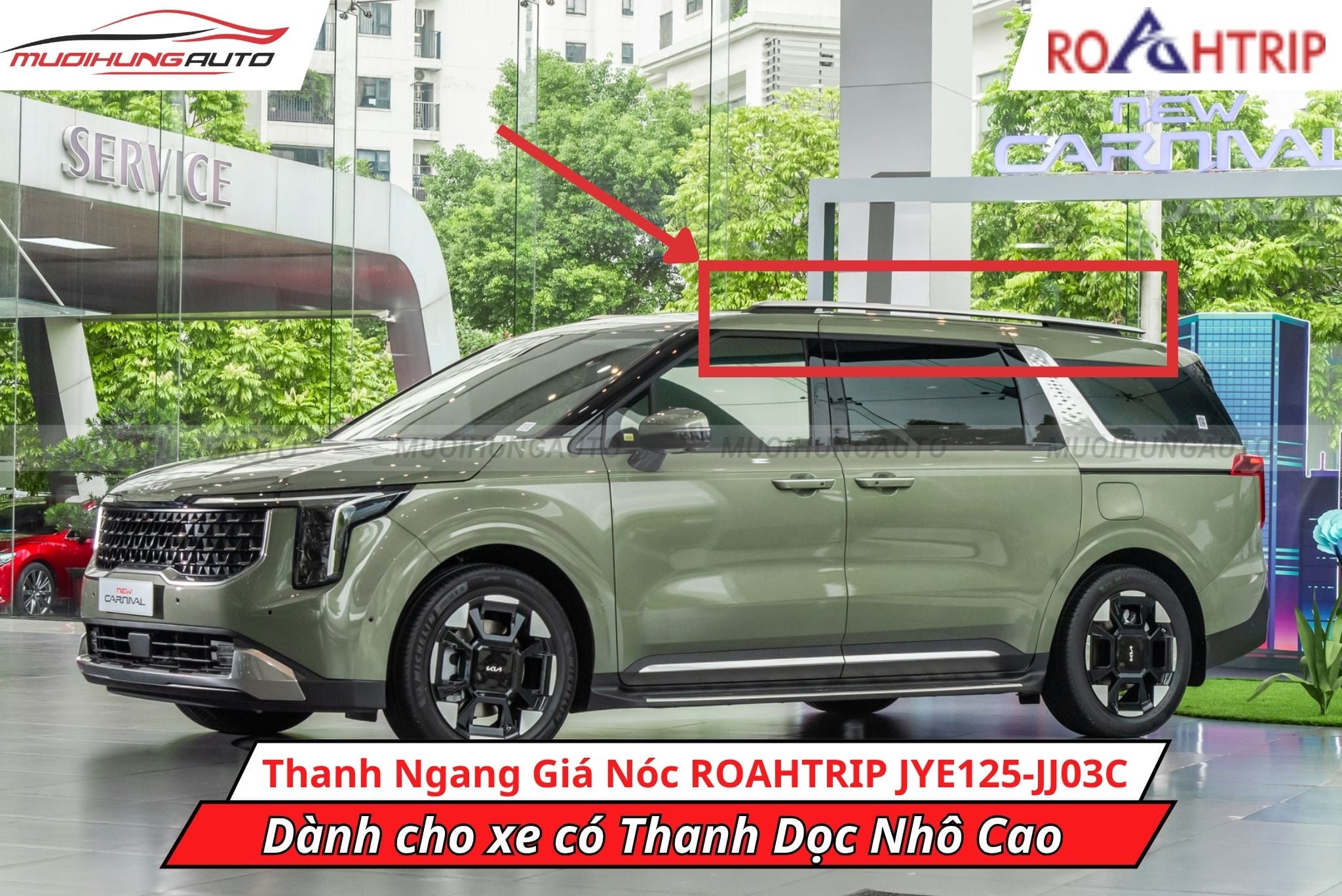 Thanh ngang giá nóc ROAHTRIP JYE125-JJ03C