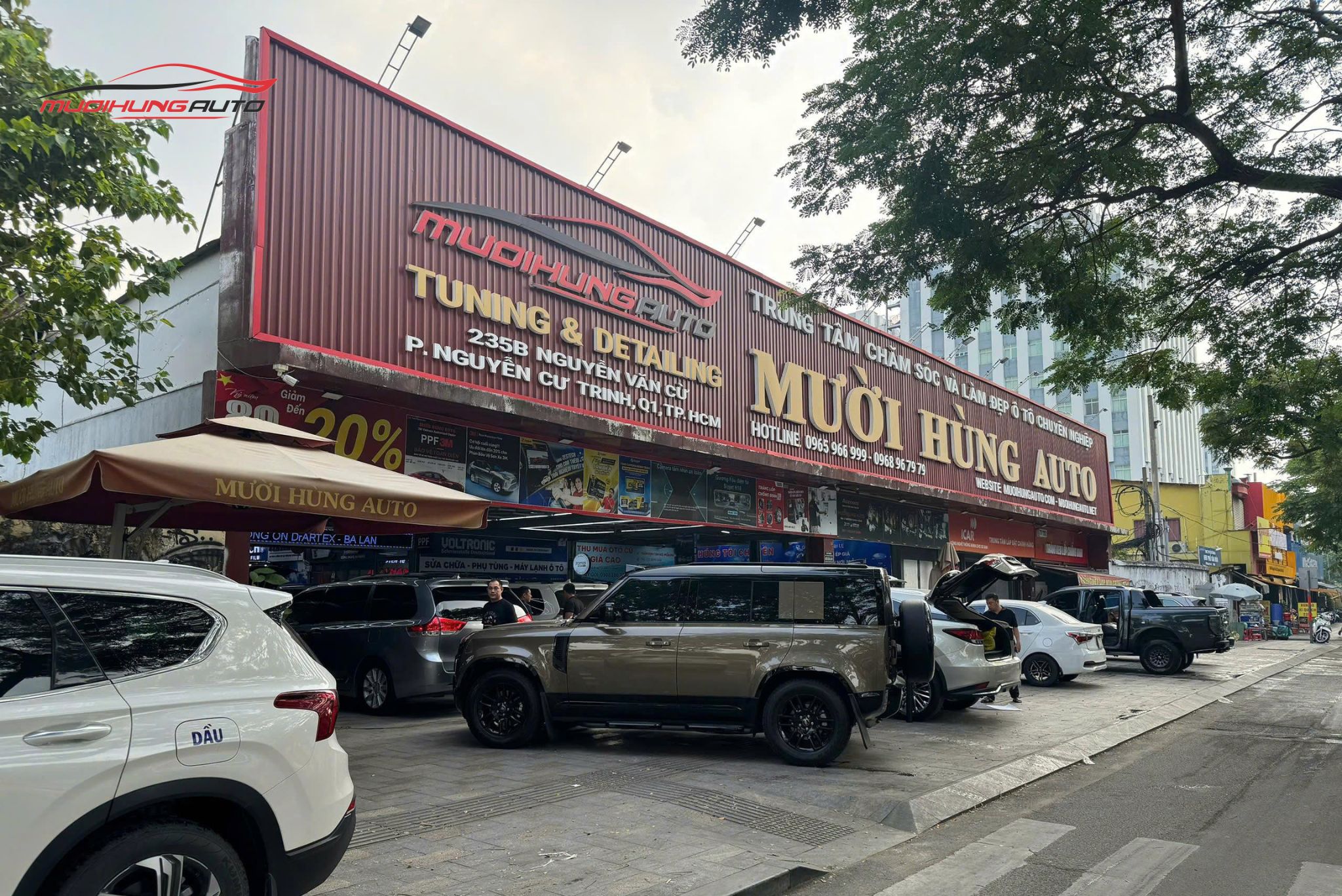 Mười Hùng Auto - Địa chỉ độ lip pô Mercedes nguyên khối cho Toyota Camry 2017 uy tín