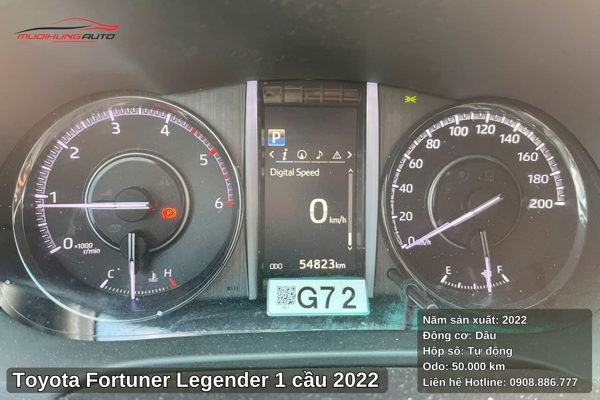 Toyota Fortuner Legender 1 cầu 2022 chạy 50.000 km
