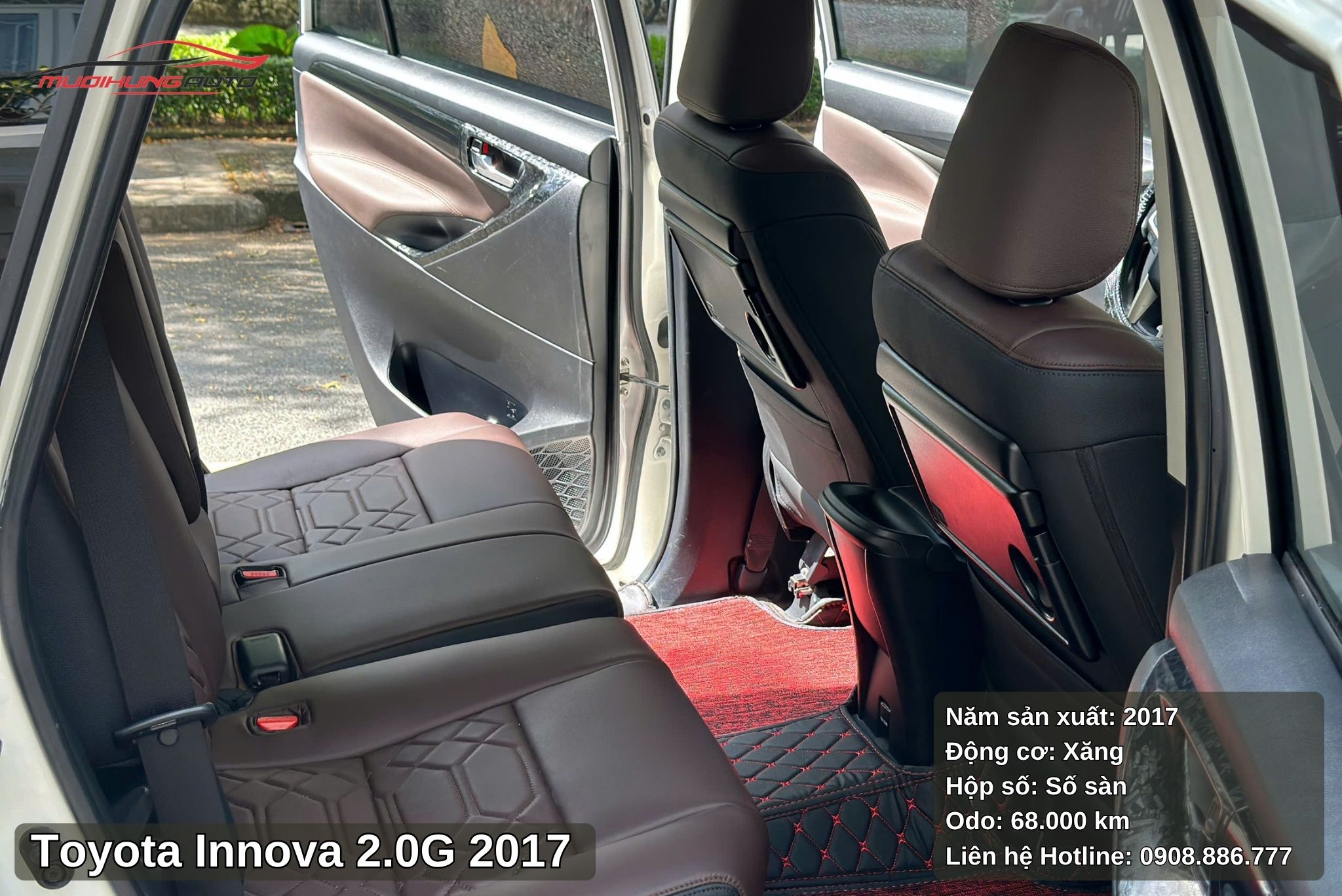 Toyota Innova 2.0G 2017 nổi bật với không gian rộng rãi