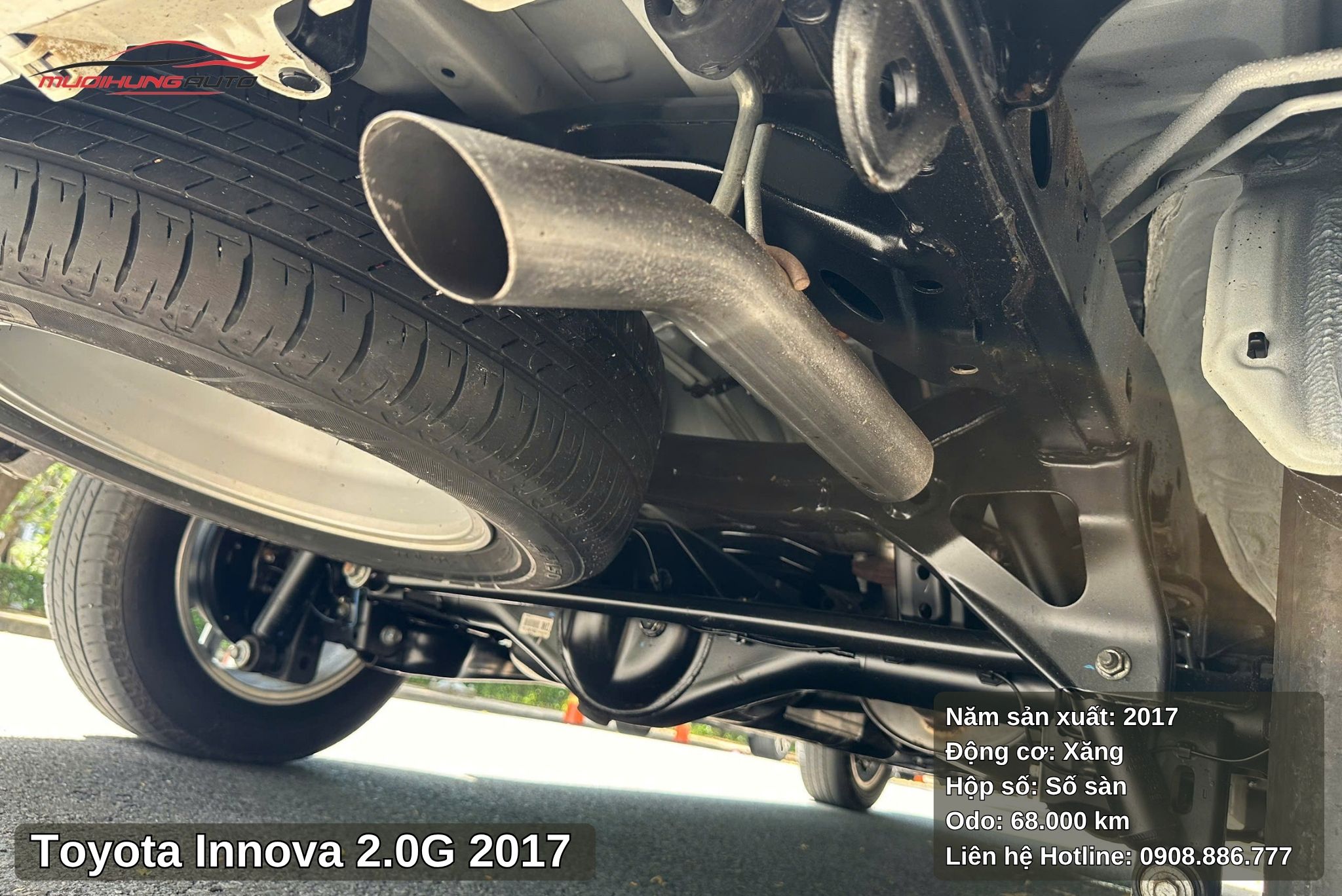 Toyota Innova 2.0G 2017 với hệ thống gầm bệ chắc chắn