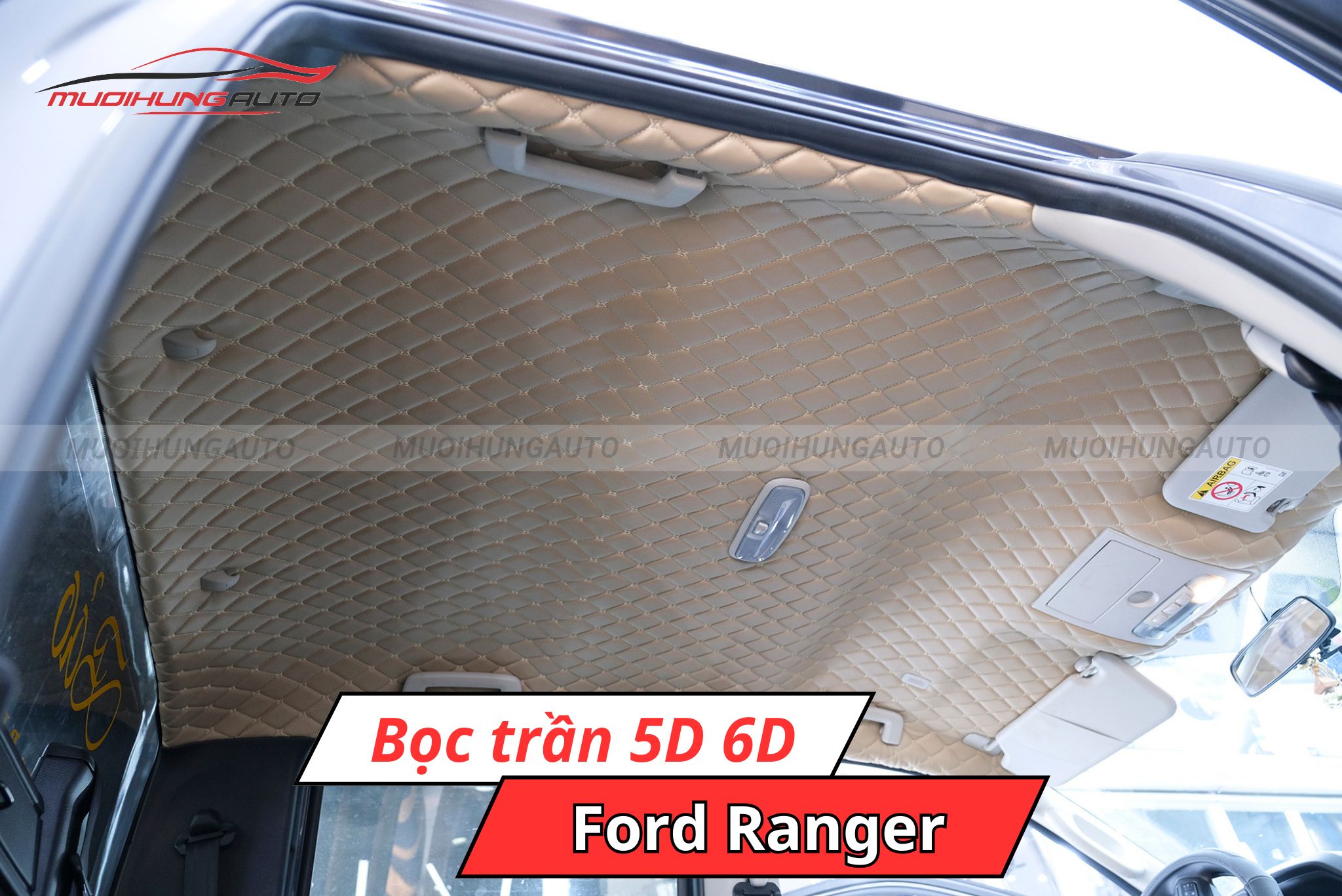 Trần da 5D 6D Ford Ranger
