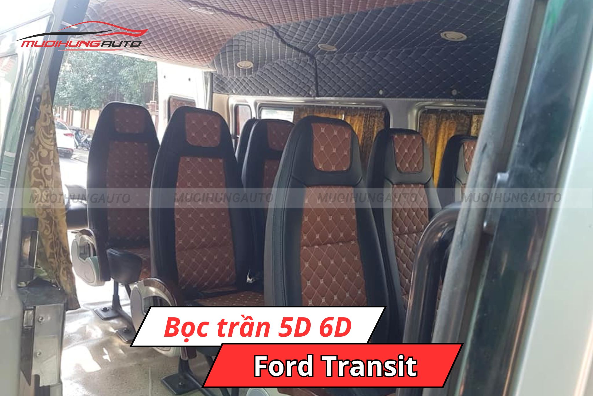 Trần da 5D 6D Ford Transit