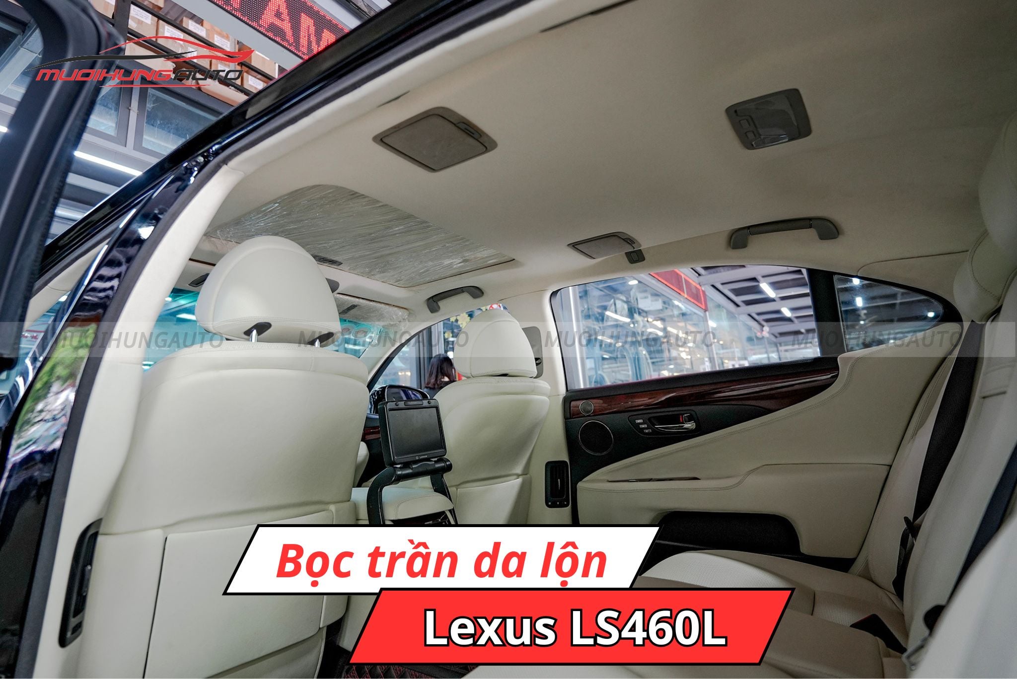 Trần da lộn Lexus LS460L