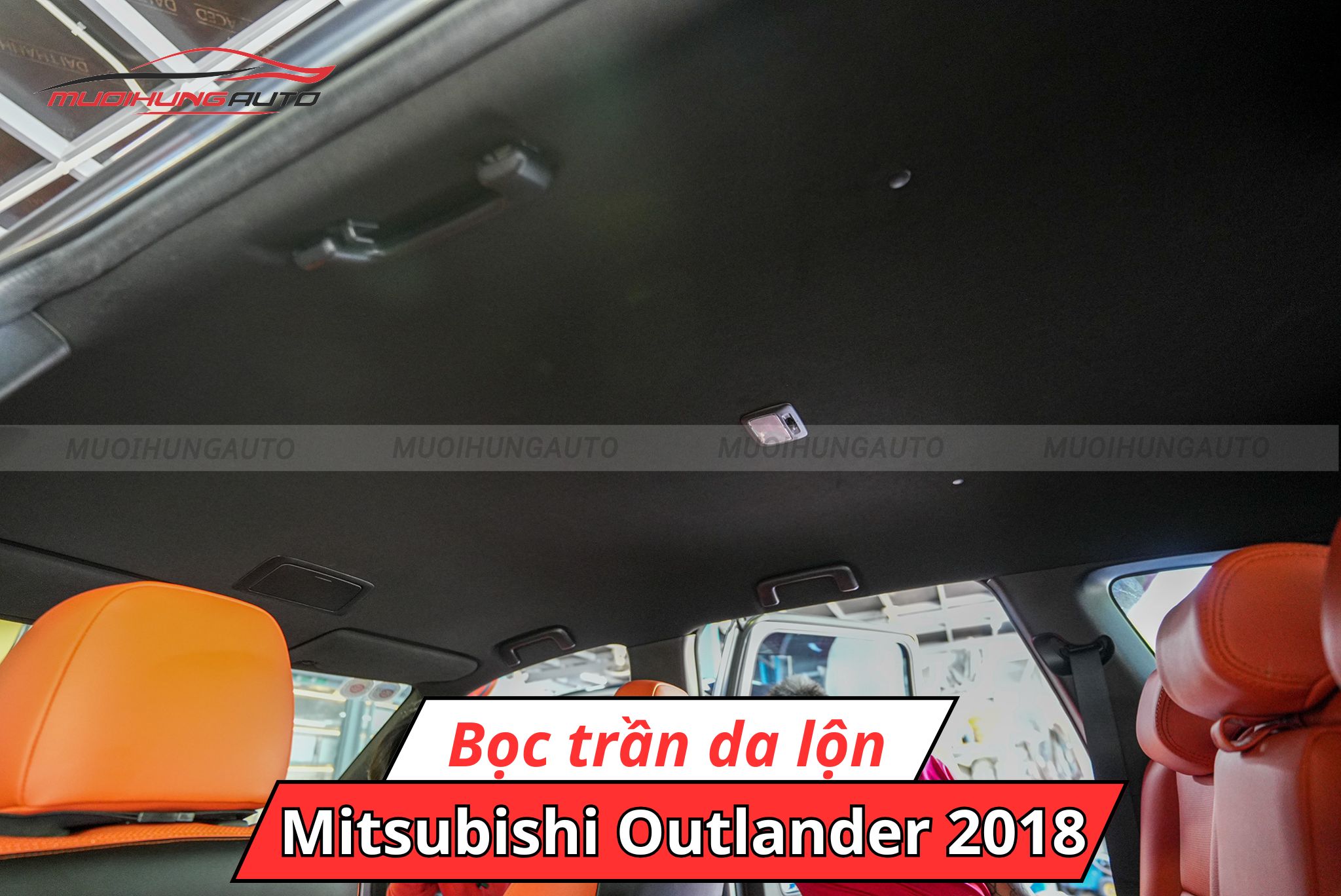 Trần da lộn Mitsubishi Outlander 2018