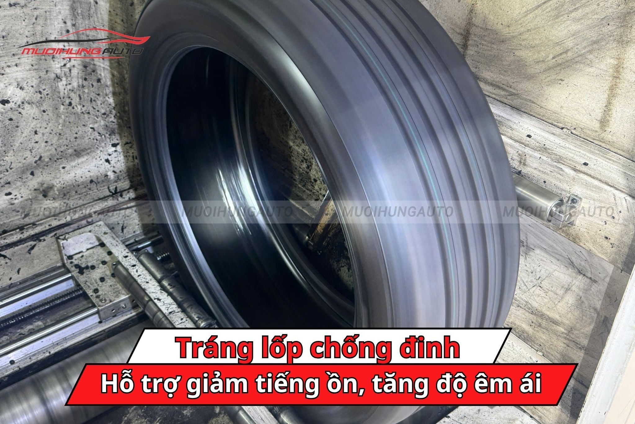 Tráng lốp chống đinh cho xe Vinfast