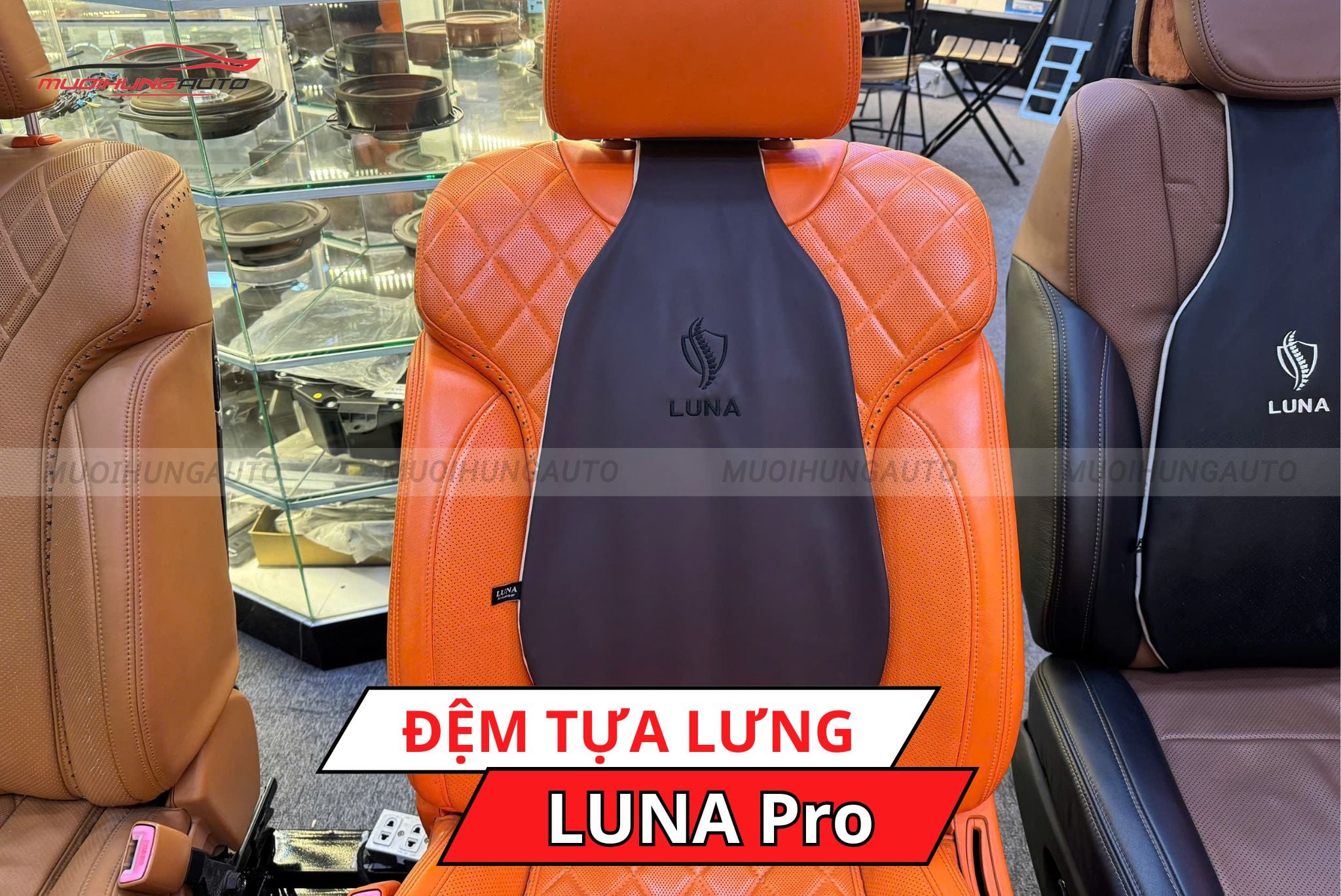Tựa lưng ghế ô tô LUNA Pro