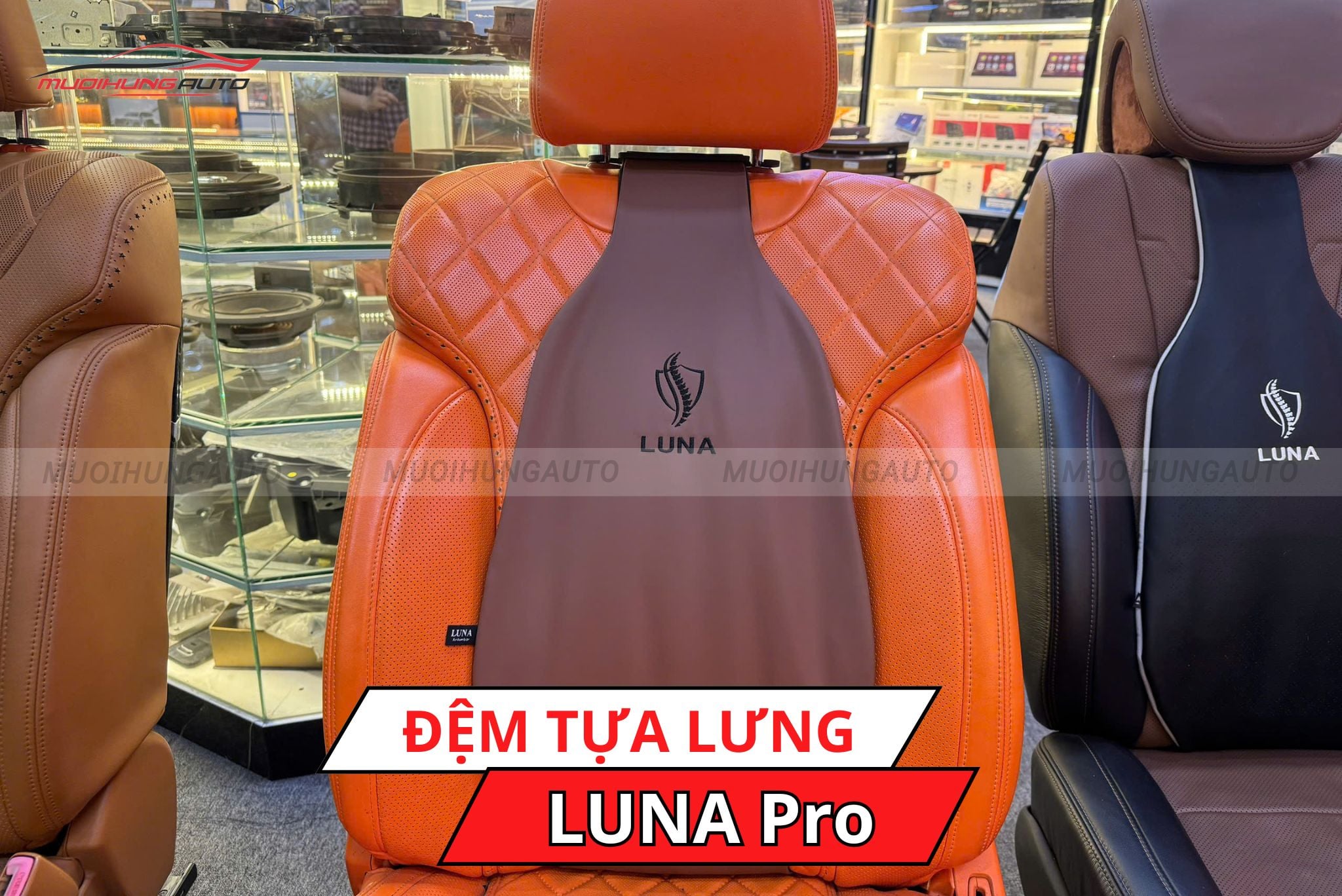 Tựa lưng ghế xe hơi LUNA Pro
