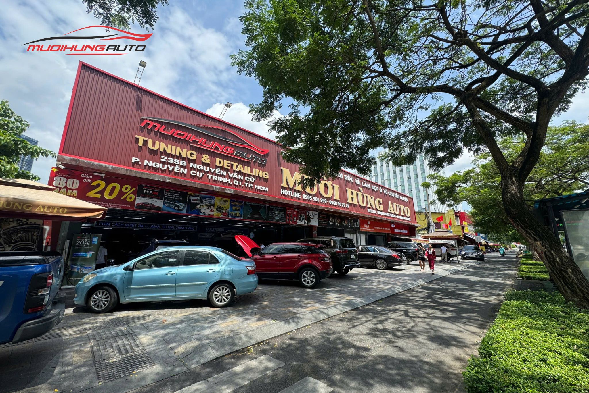 Mười Hùng Auto - Địa chỉ lắp đặt ốp má phanh Brembo Ford Territory 2023 uy tín